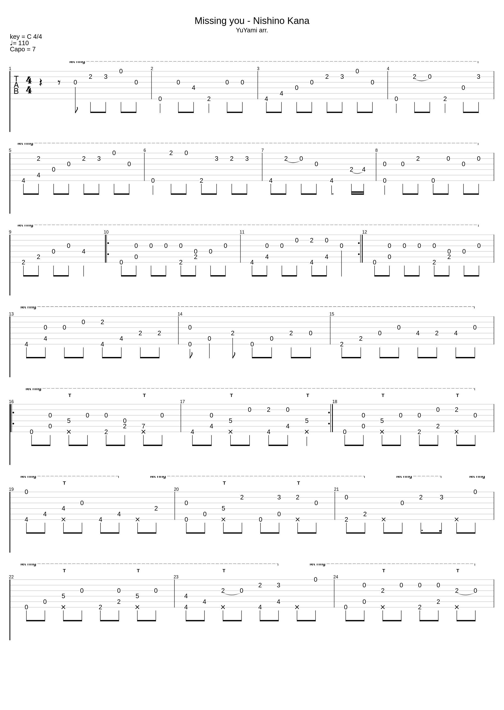 Missing you - Nishino Kana_Yuyami_1