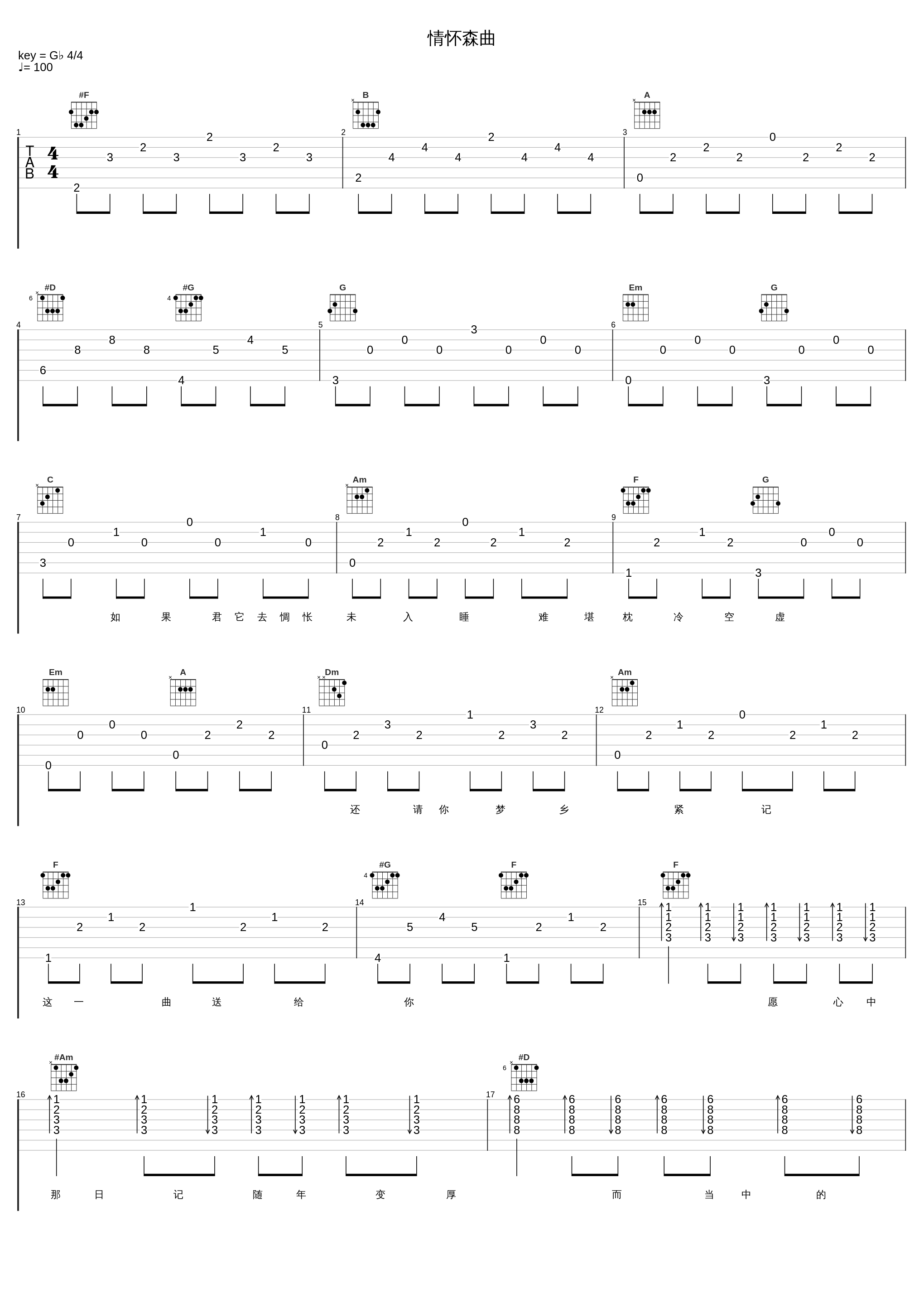 情怀森曲_许冠杰_1