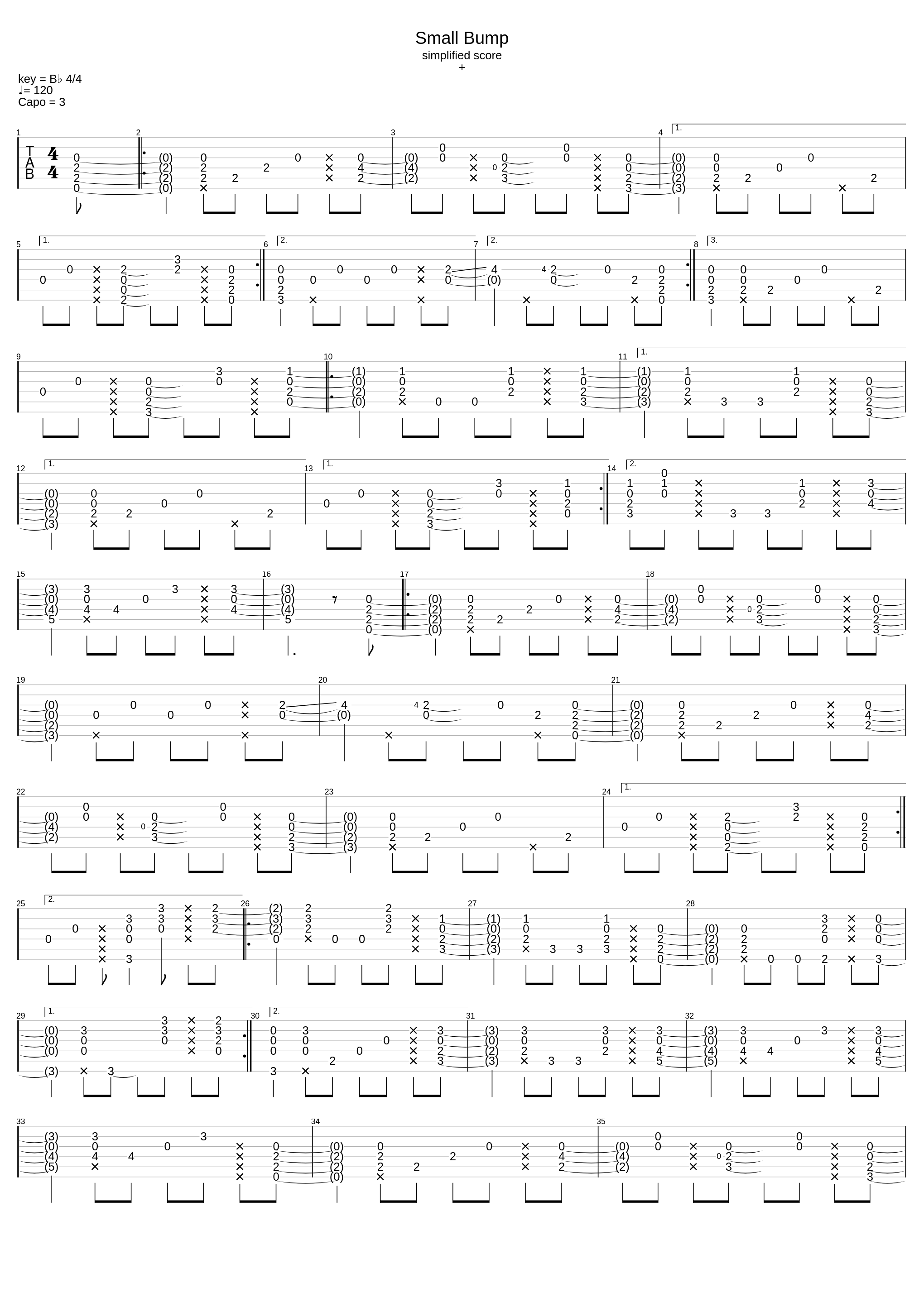 Small Bump (Simplified Version)_Ed Sheeran_1