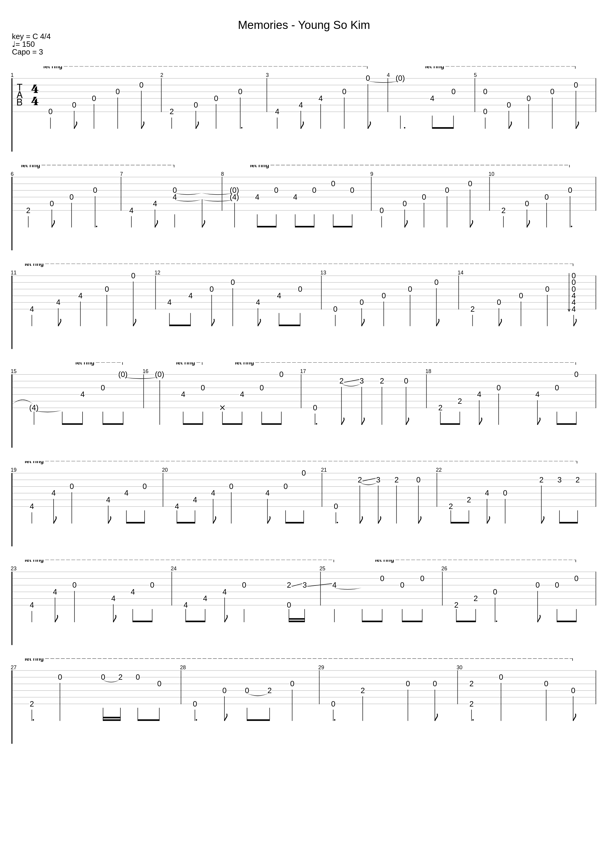 Memories - Young So Kim_Yuyami_1