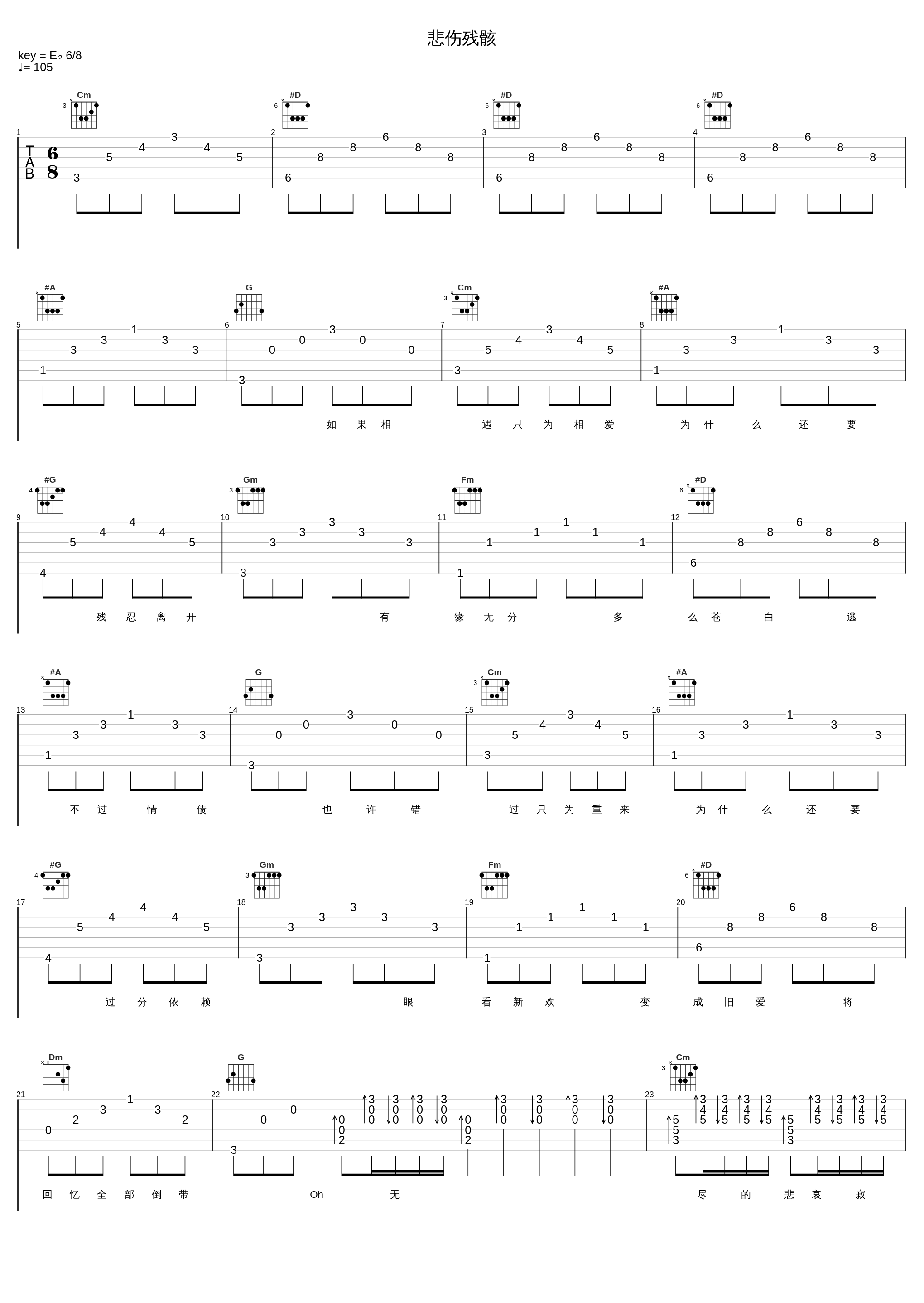 悲伤残骸_乔洋_1