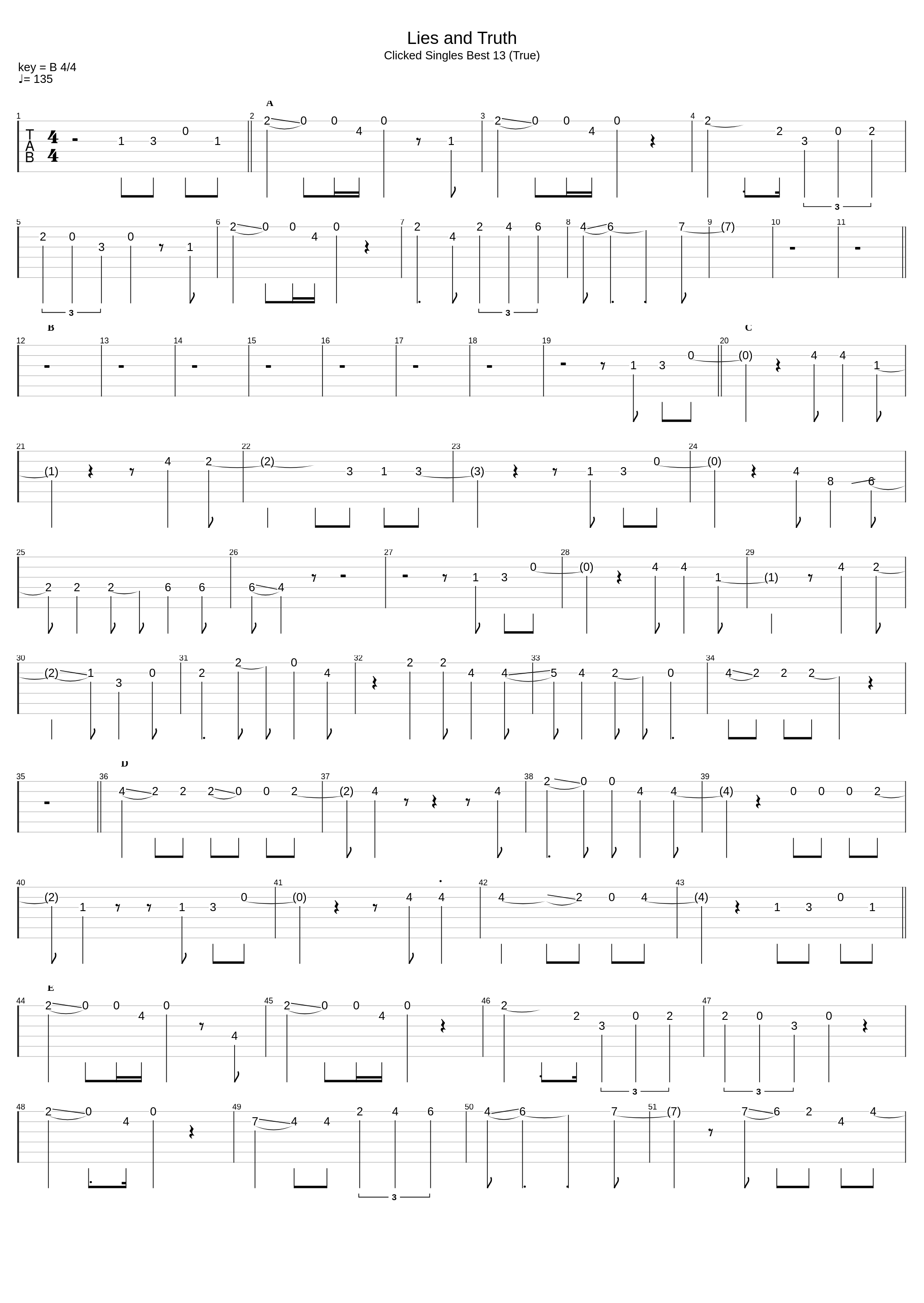 Lies And Truth_L'Arc~en~Ciel_1