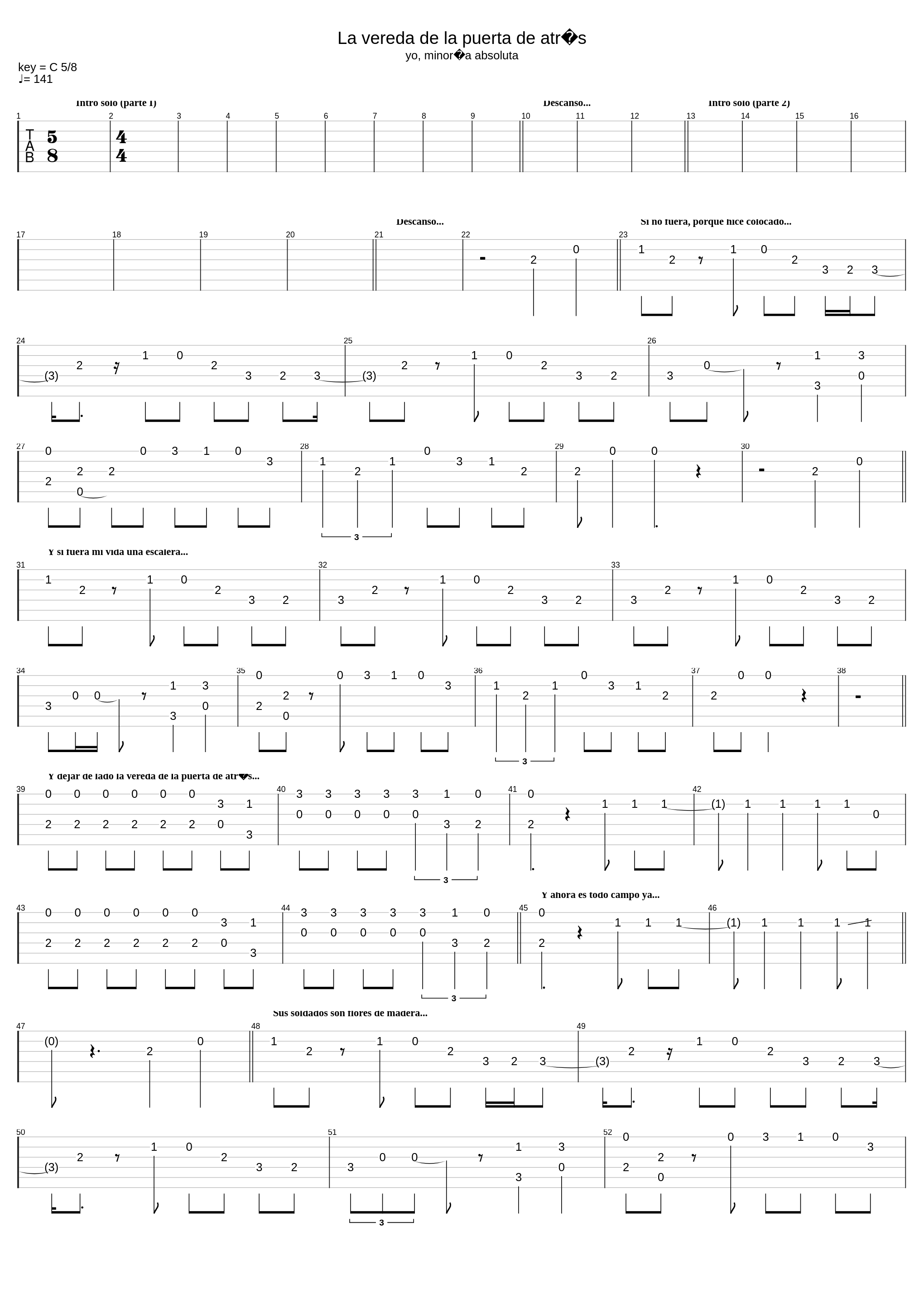 La Vereda De La Puerta De Atras_Extremoduro_1