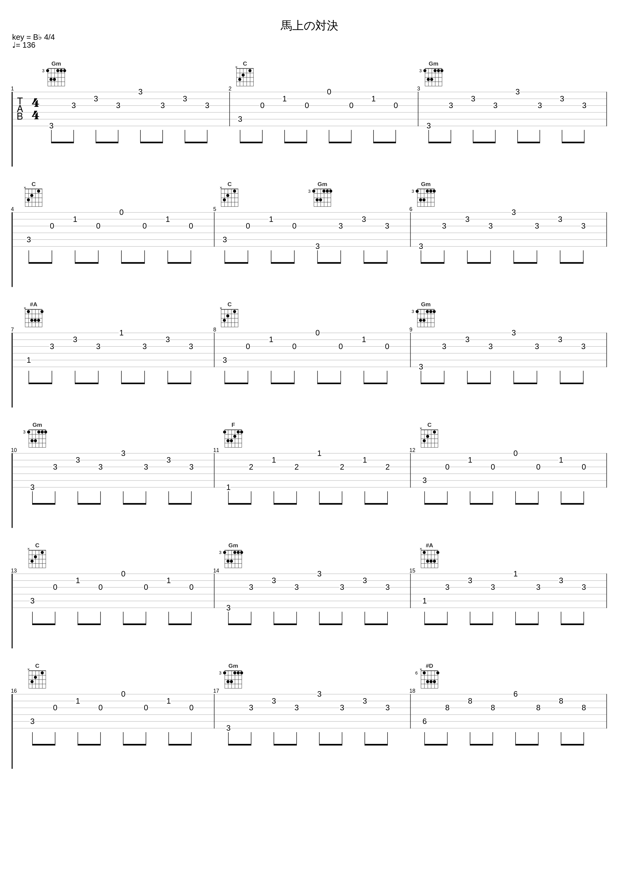 馬上の対決_佐桥俊彦_1