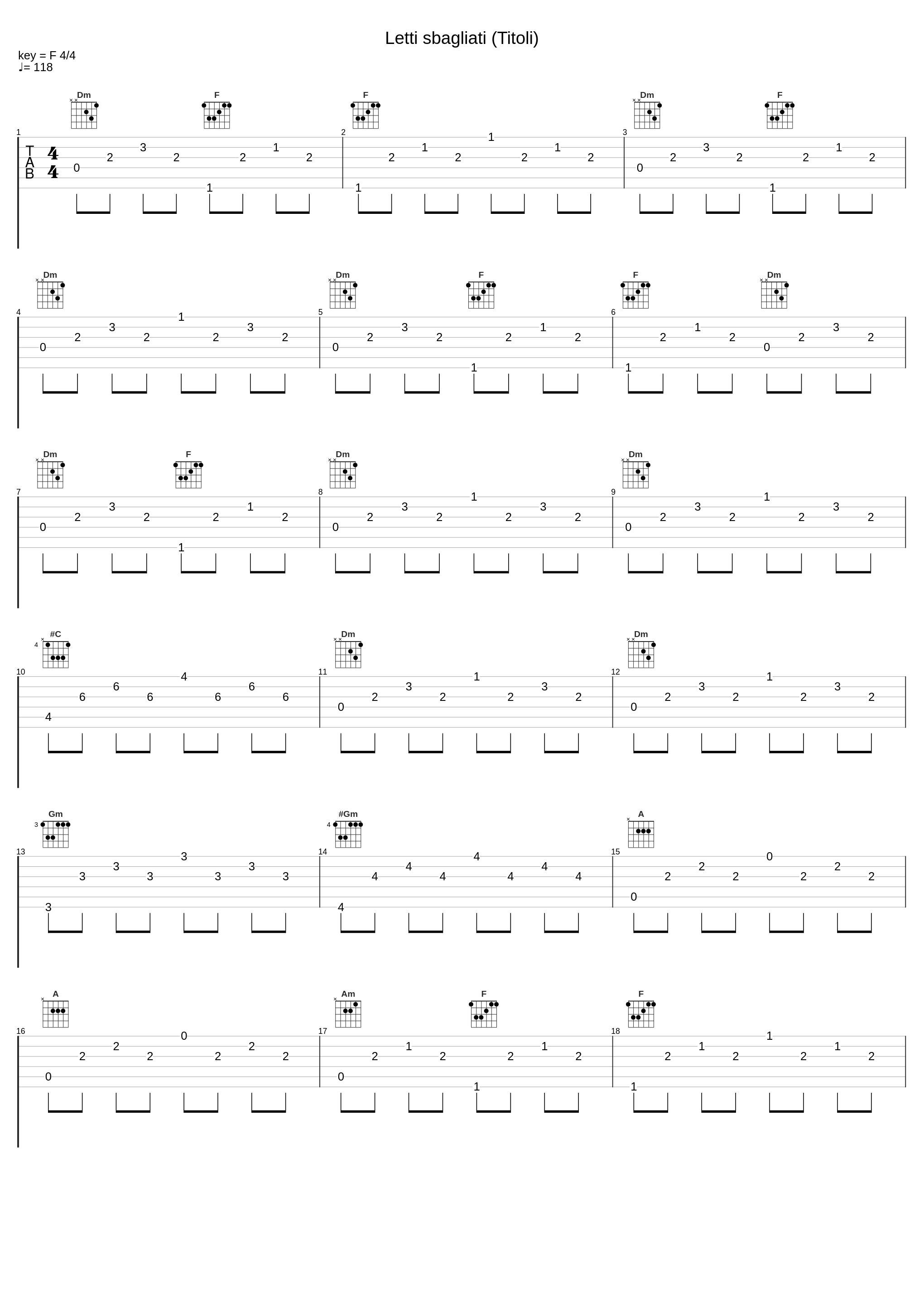 Letti sbagliati (Titoli)_Carlo Rustichelli_1