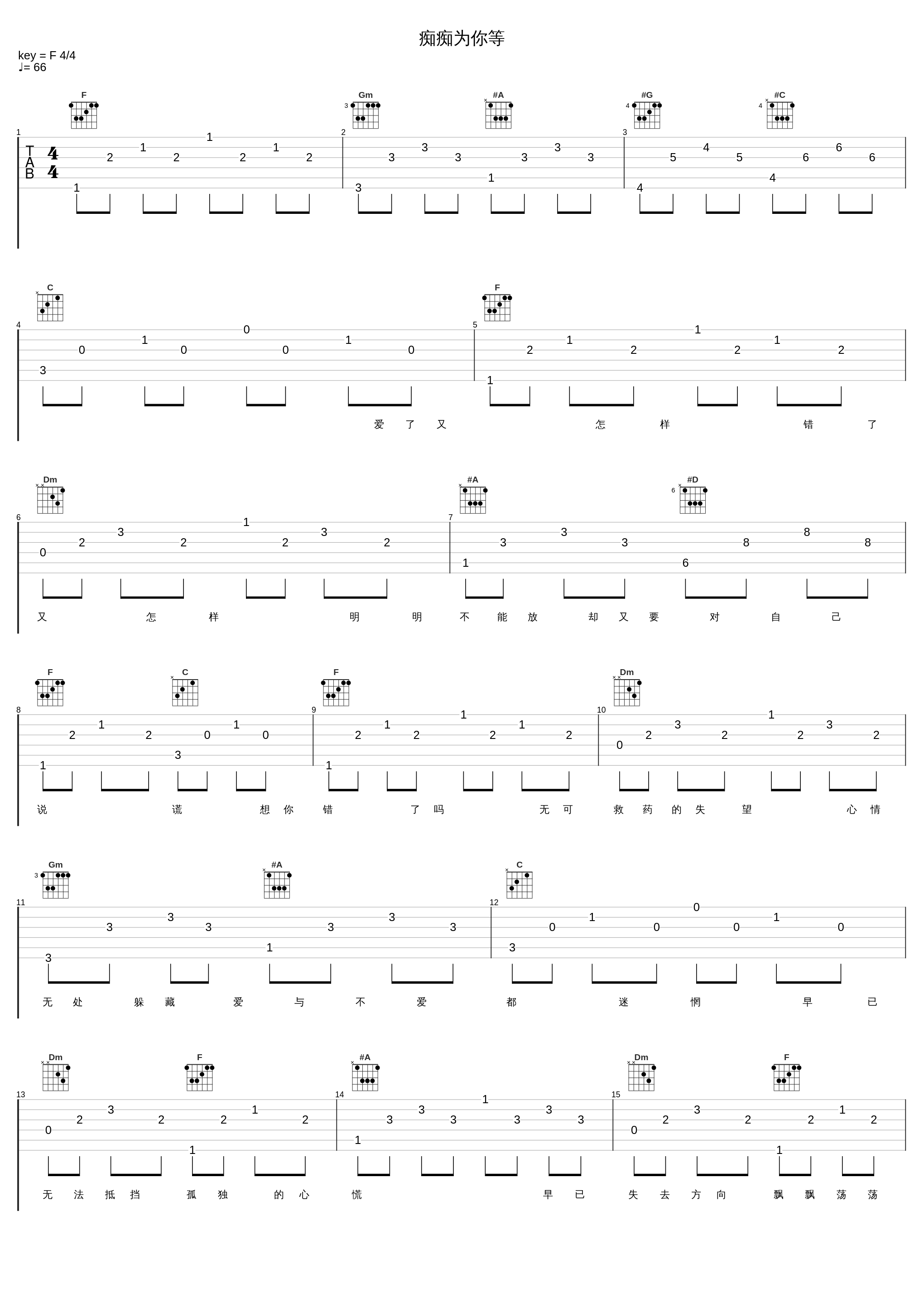 痴痴为你等_郑秀文_1