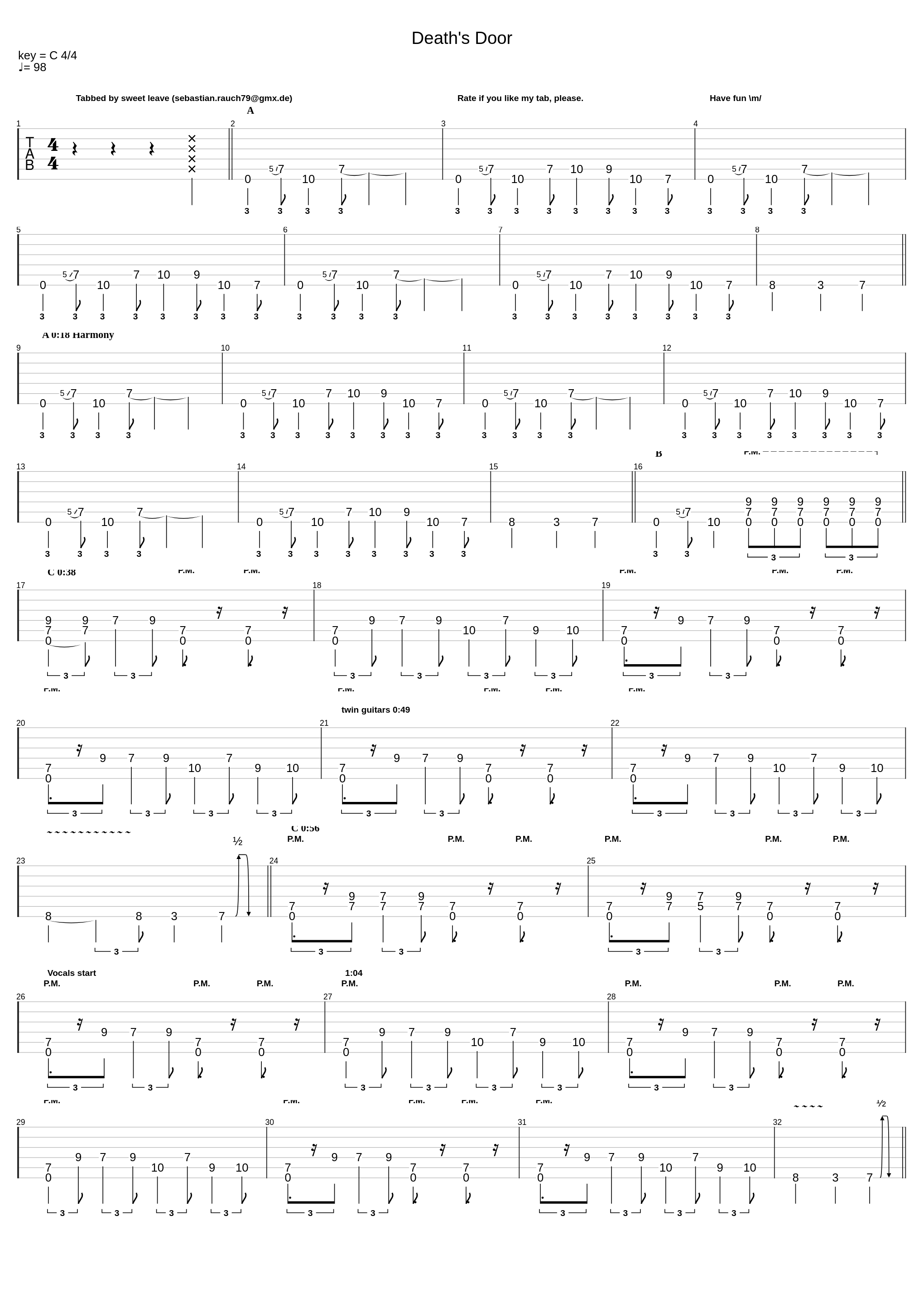 Death's Door_Uncle Acid And The Deadbeats_1