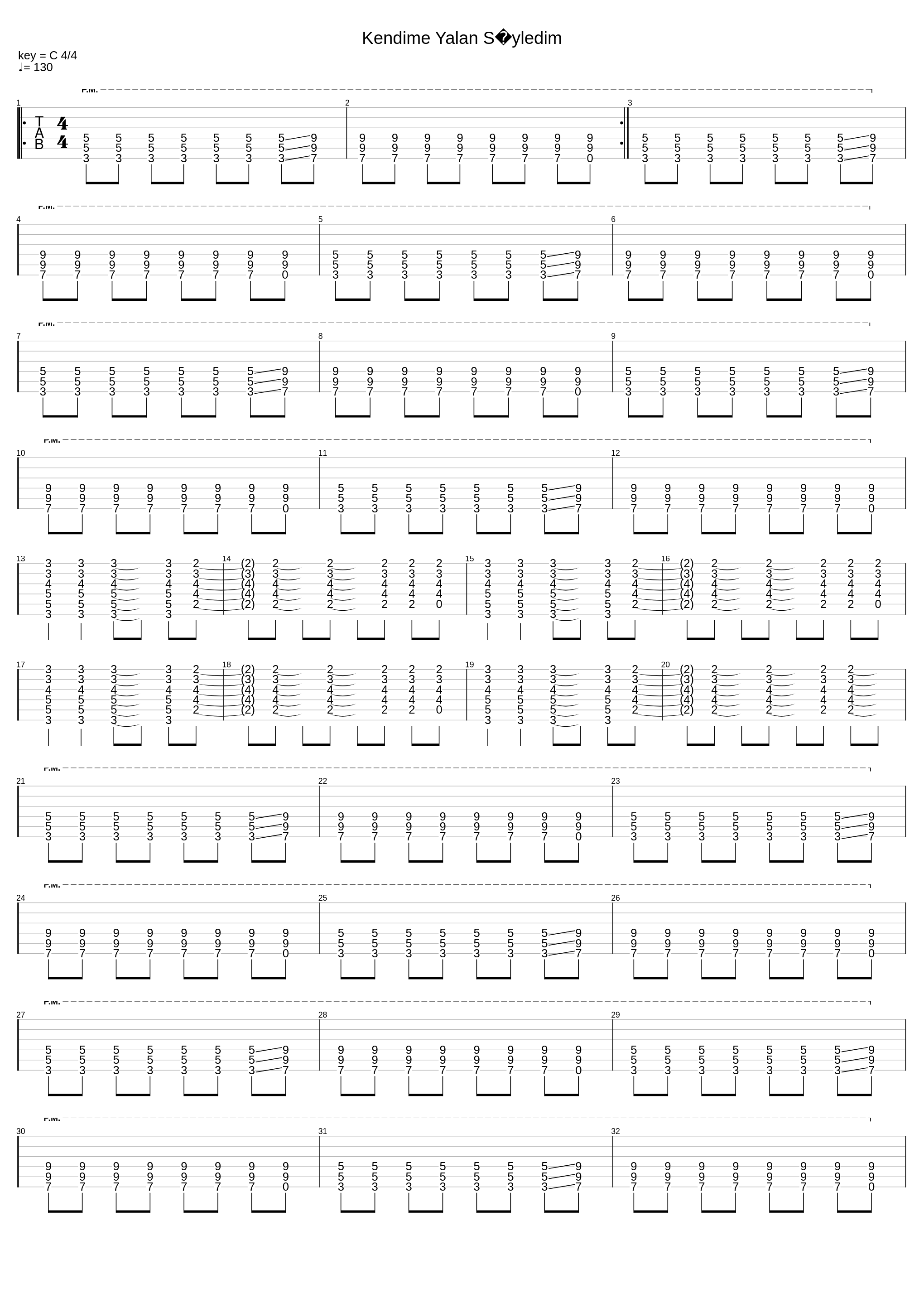 Kendime Yalan Söyledim_Grup 84_1