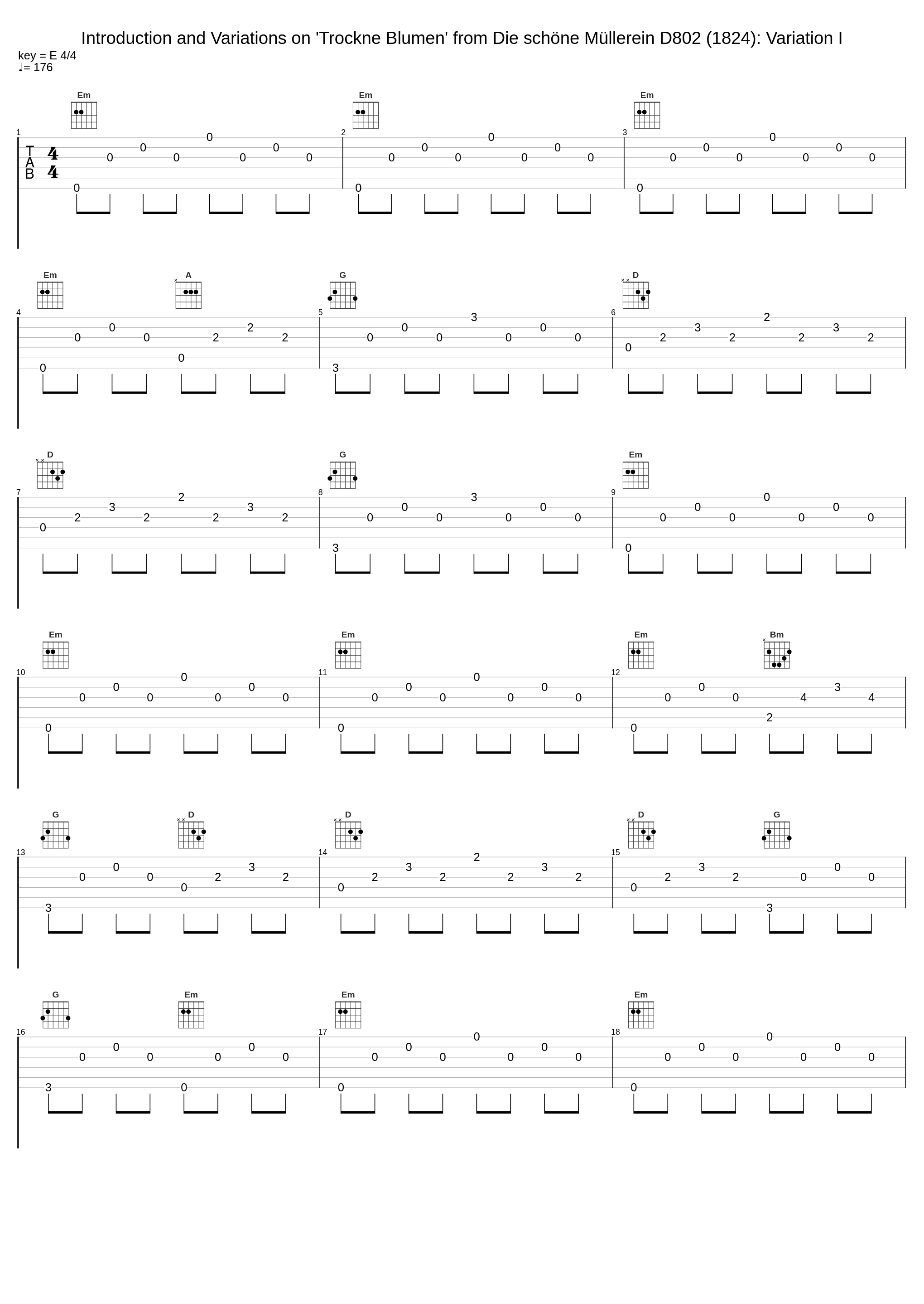 Introduction and Variations on 'Trockne Blumen' from Die schöne Müllerein D802 (1824): Variation I_Hansgeorg Schmeiser,Matteo Fossi_1