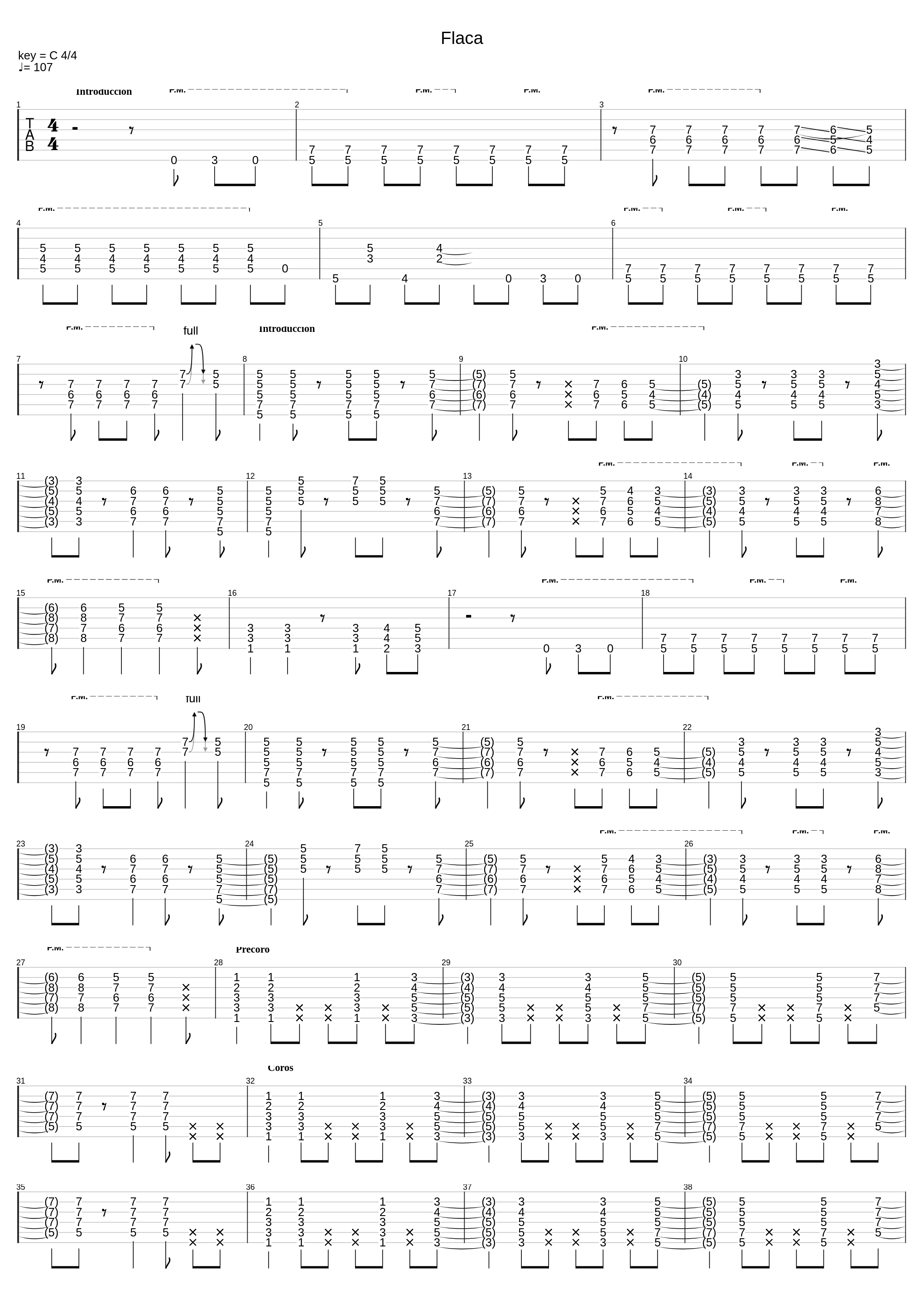 Flaca (Arreglo FQ)_Jarabe De Palo_1