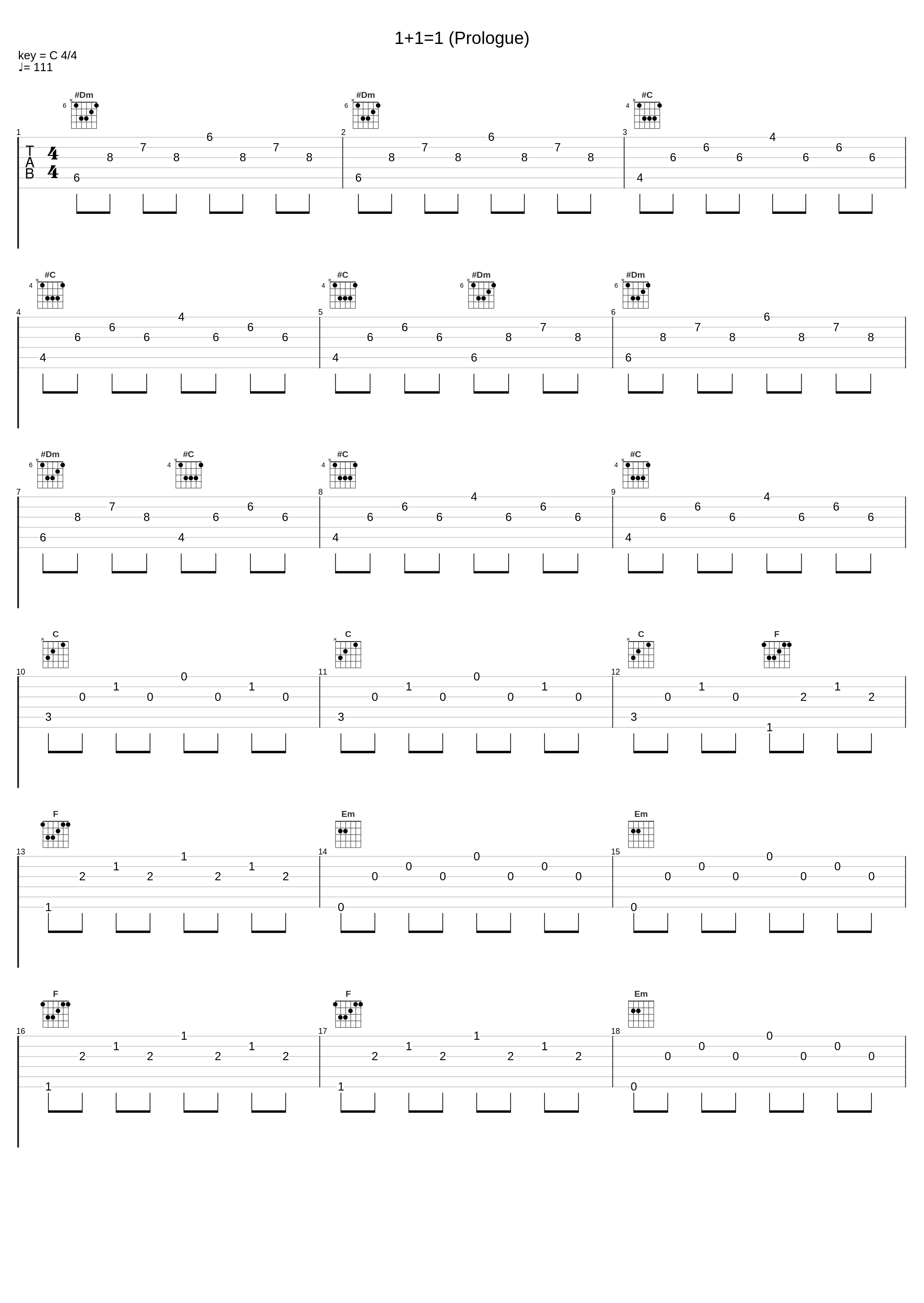 1+1=1 (Prologue)_Tearliner_1