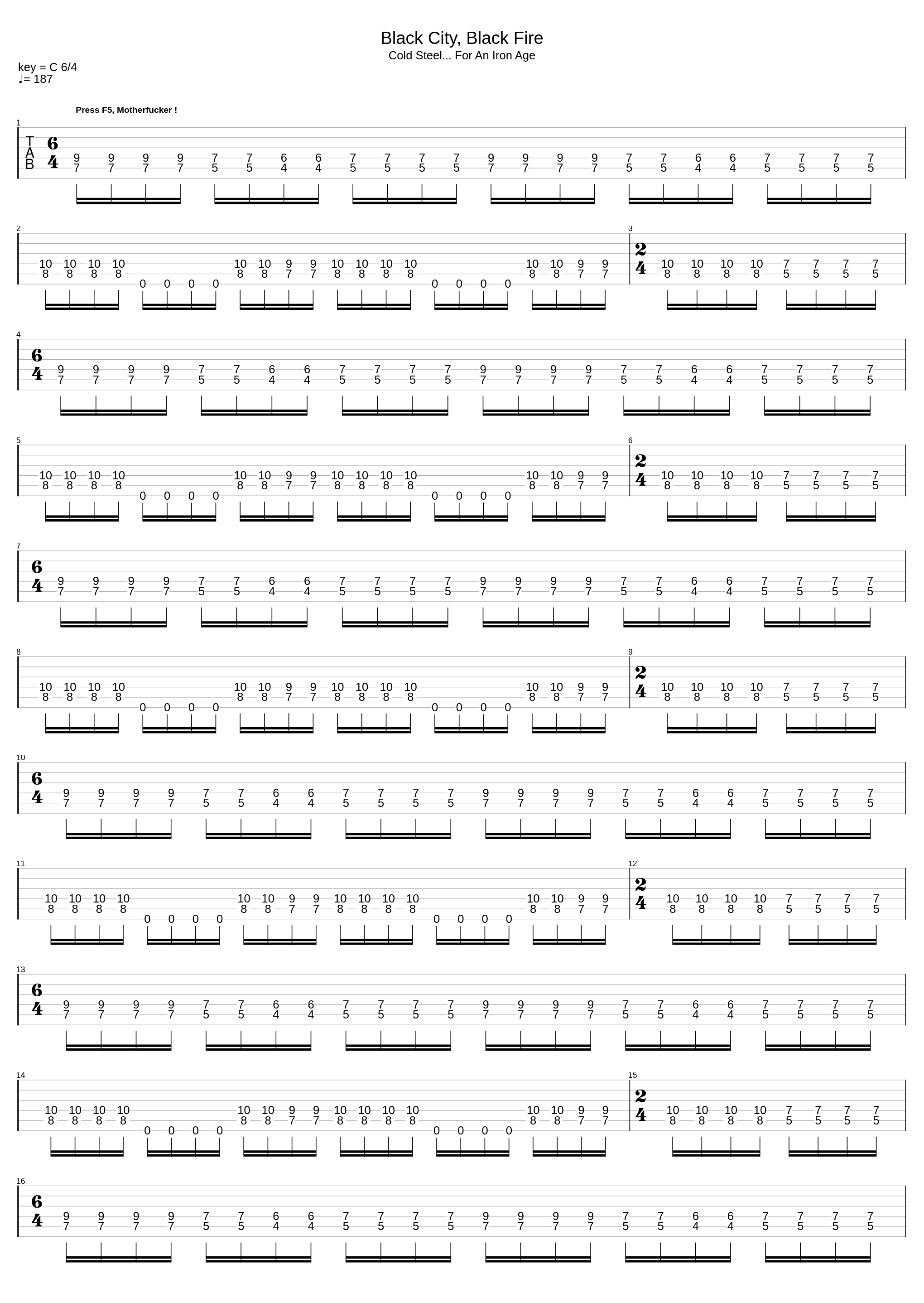 Black City - Black Fire_Destroyer 666_1