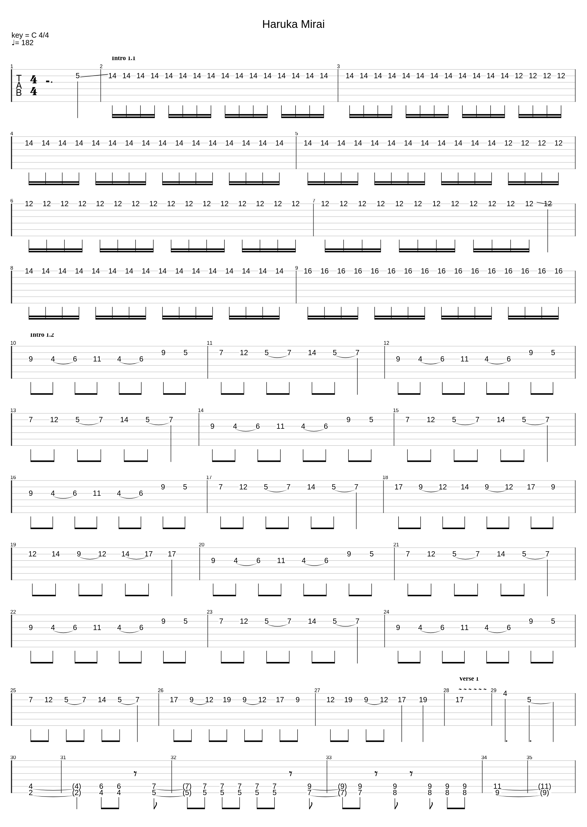 Haruka Mirai (Black Clover Op)_Kankaku Pierrot_1