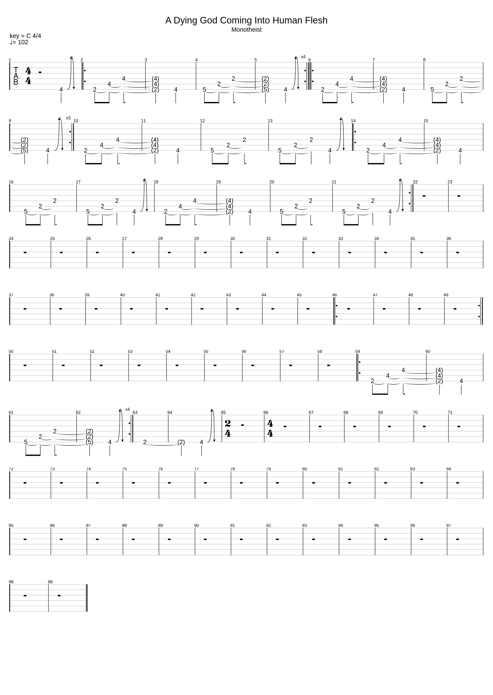 A Dying God Coming Into Human Flesh_Celtic Frost_1