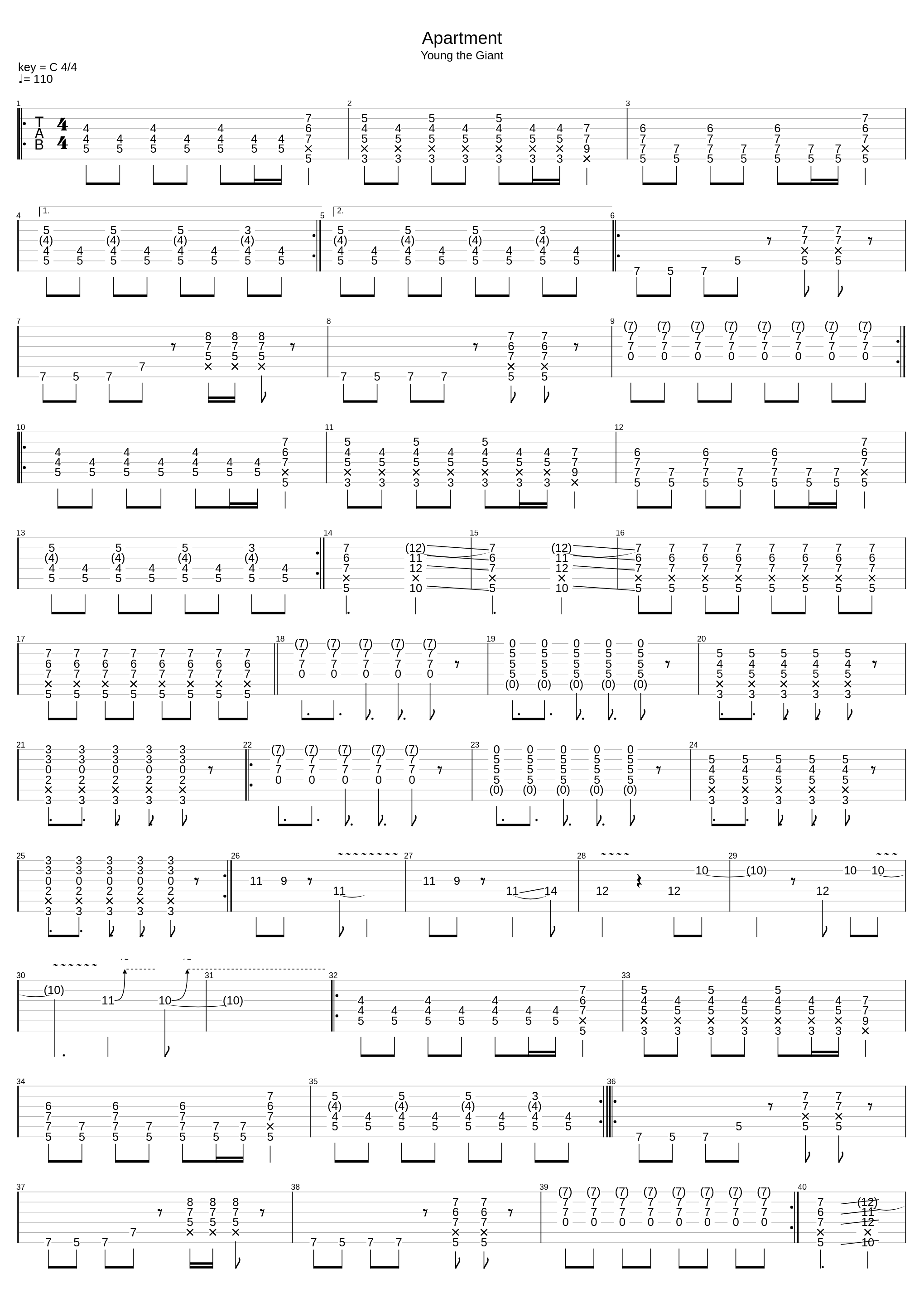 Apartment_Young The Giant_1