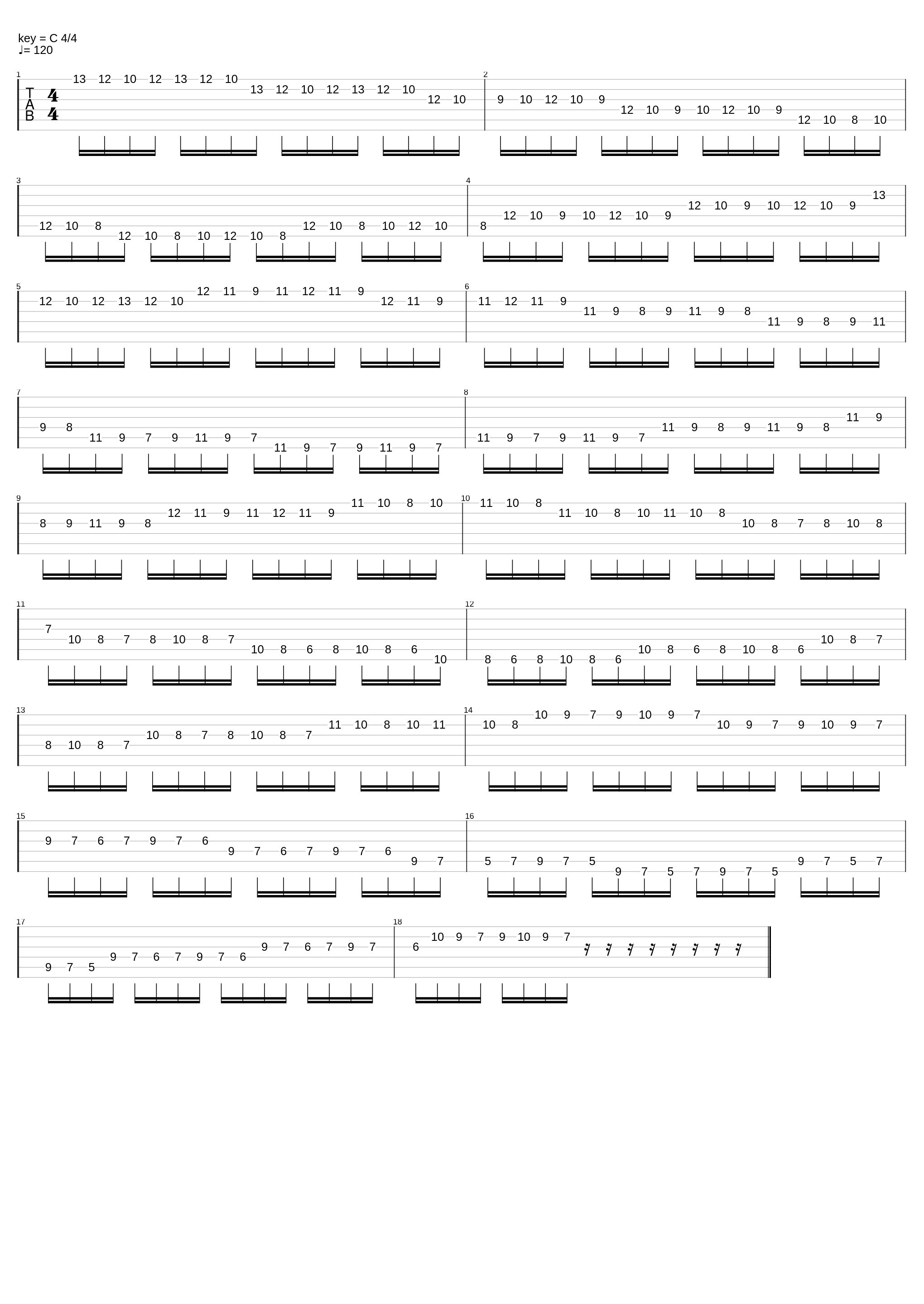 Alternate Picking Exercise_Bernth_1