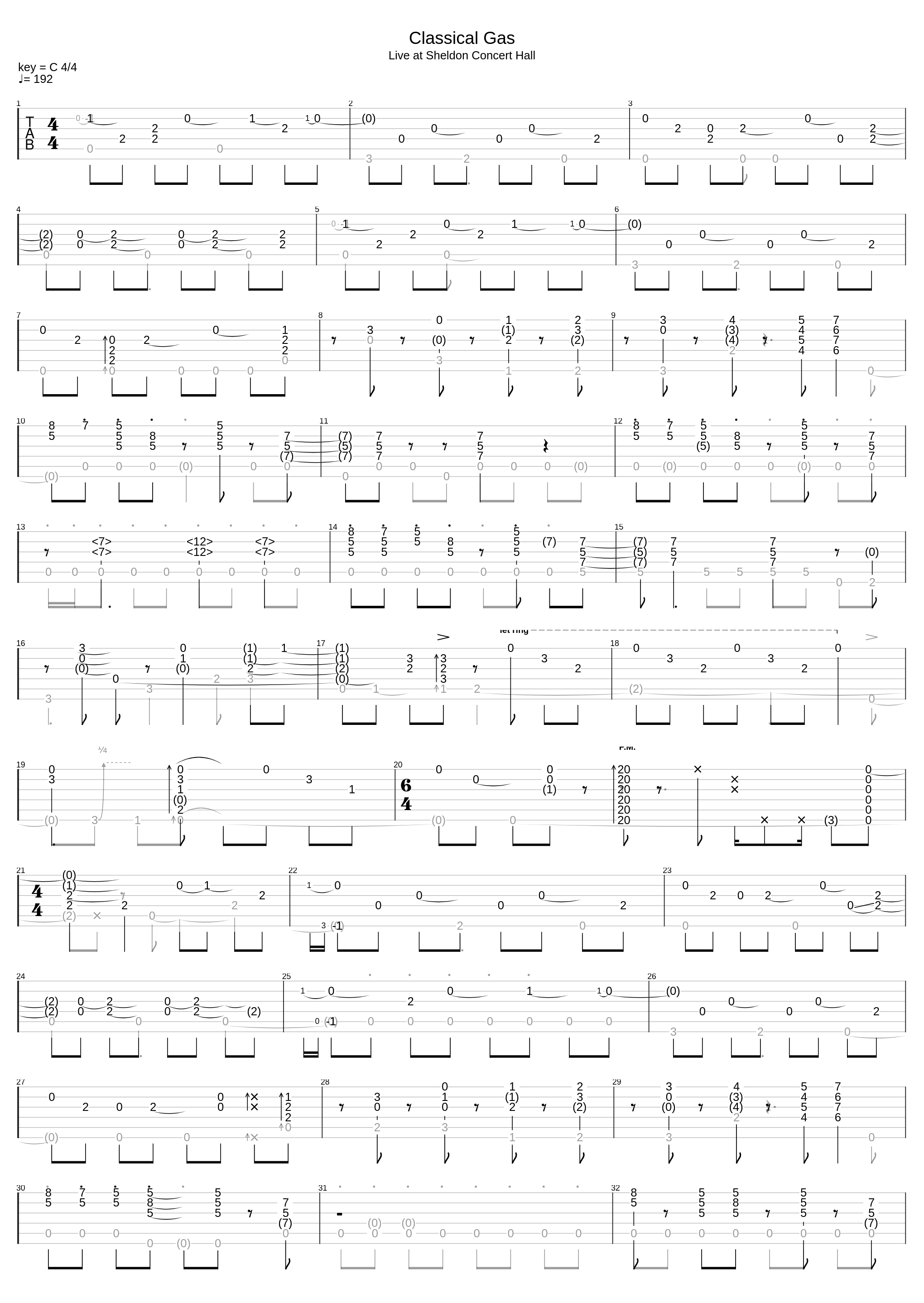 Classical Gas Tab_Tommy Emmanuel_1
