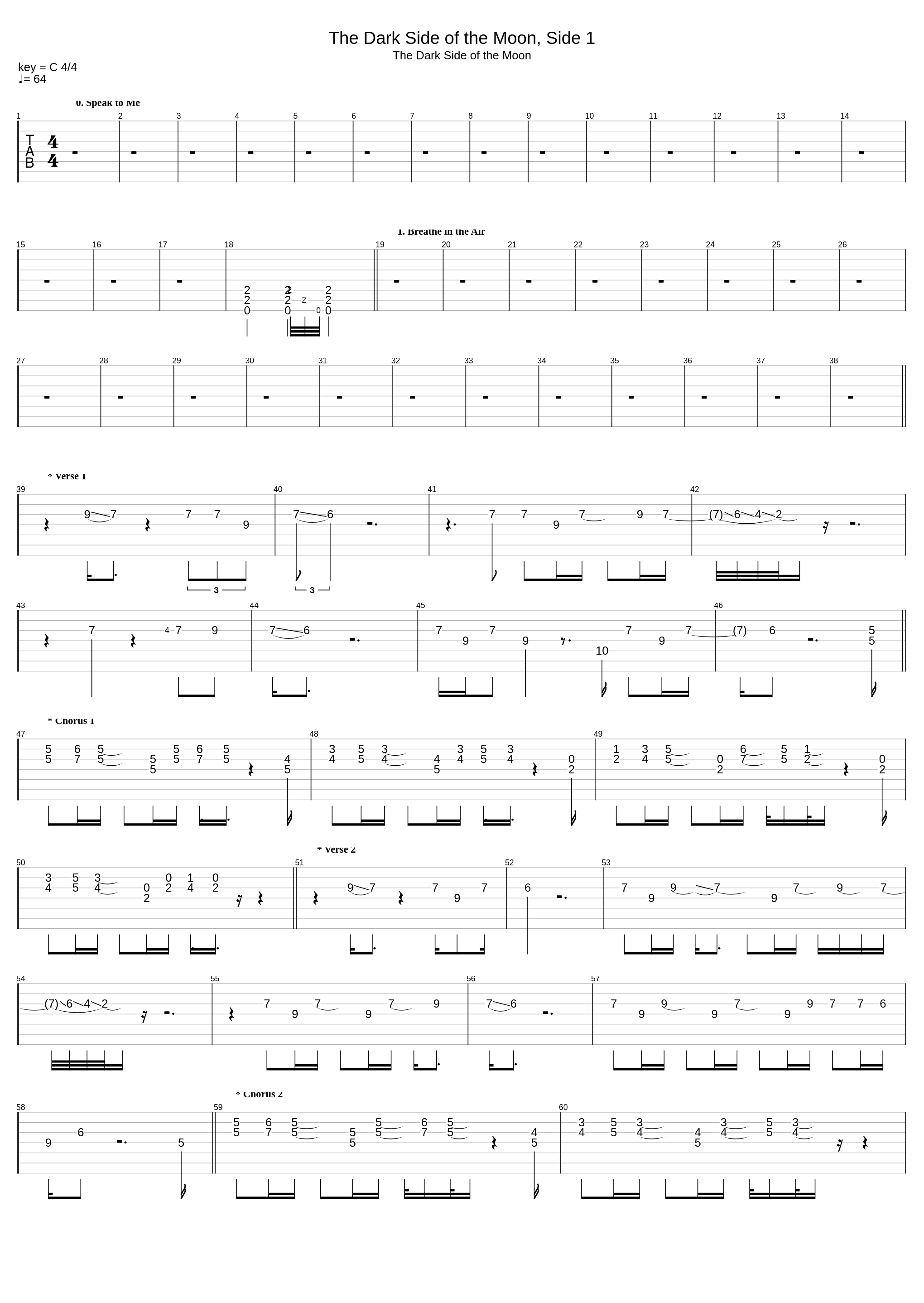 The Dark Side of the Moon (Side 1)_Pink Floyd_1