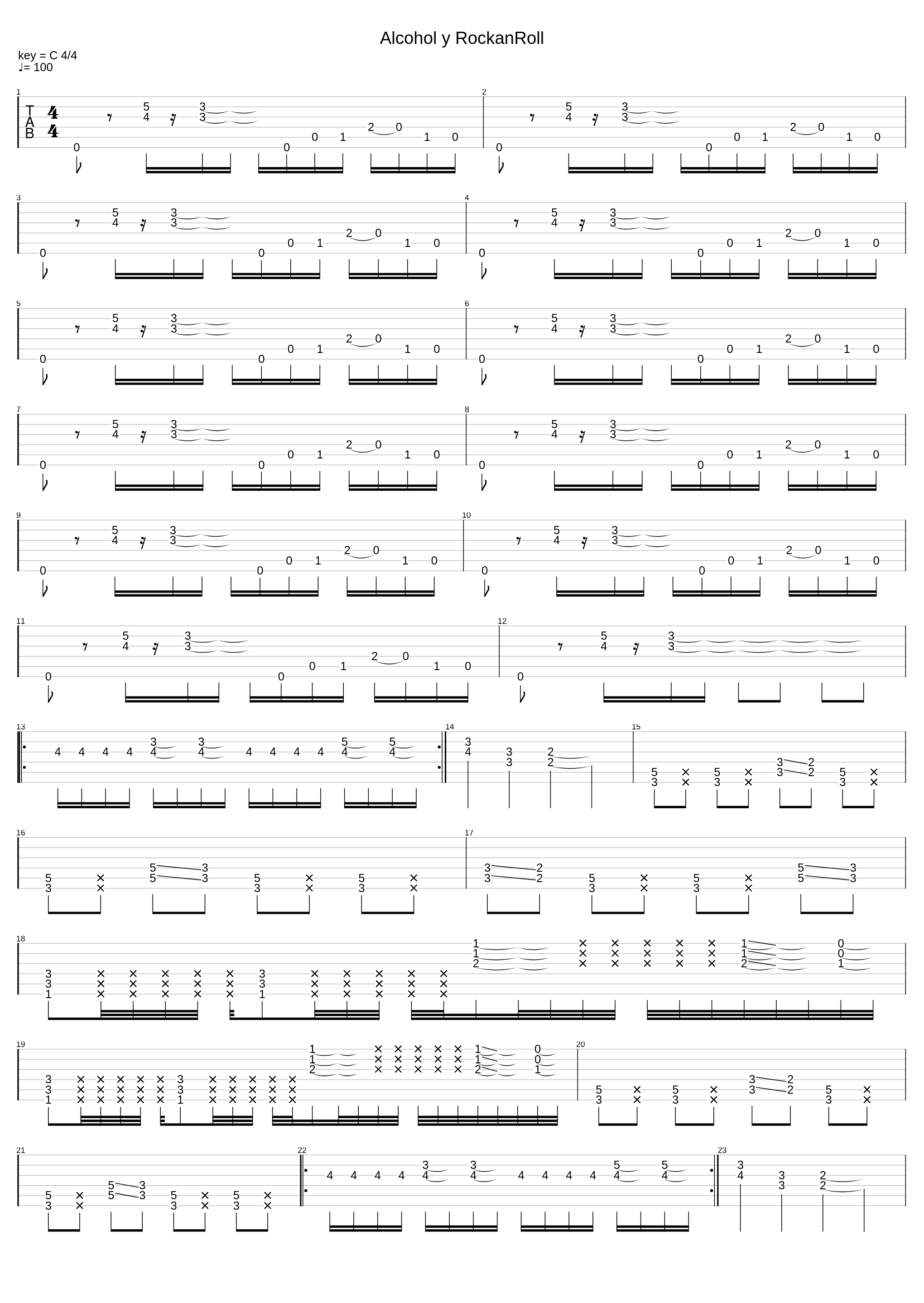 Alcohol Y Rock And Roll_La Cuca_1