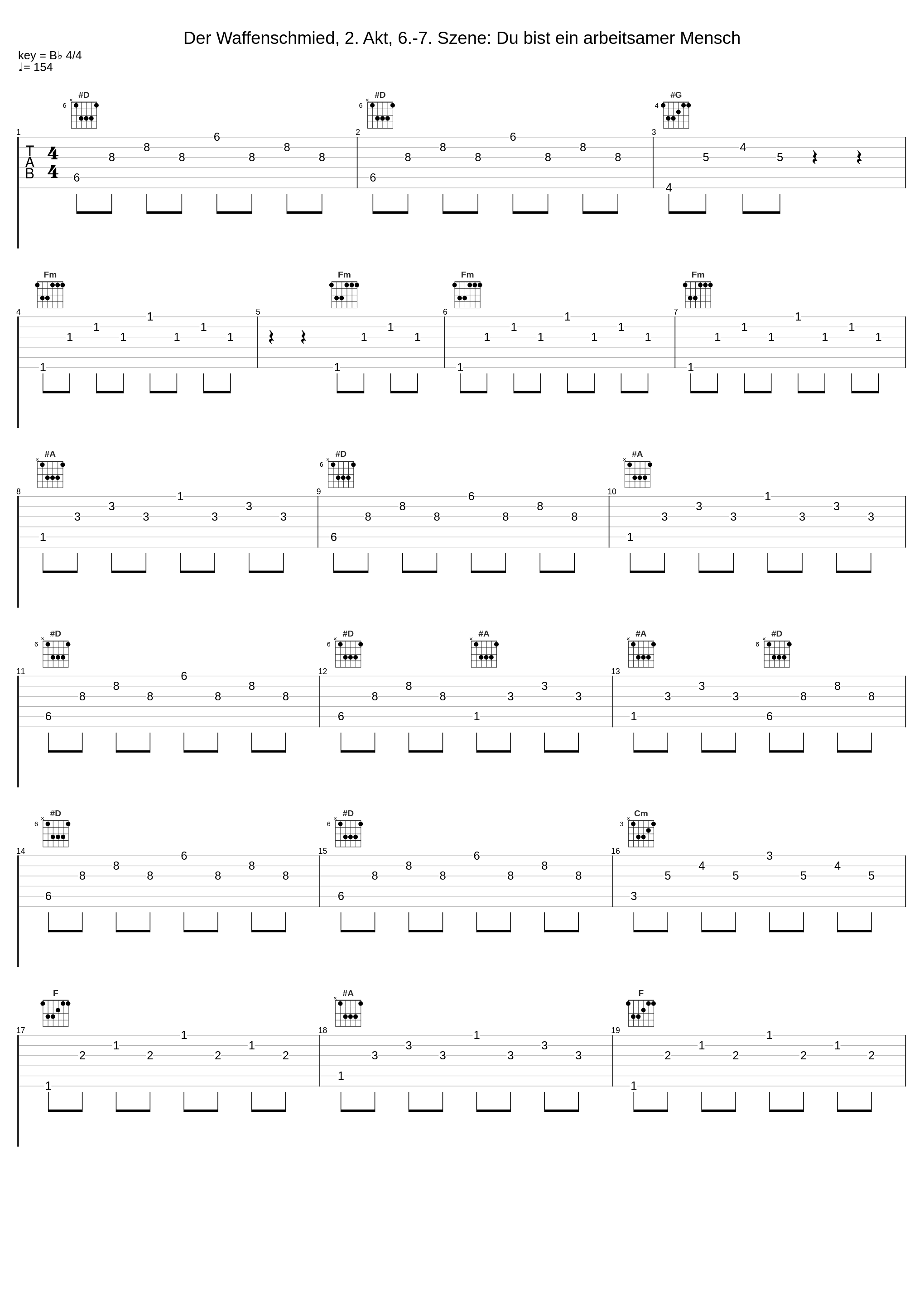 Der Waffenschmied, 2. Akt, 6.-7. Szene: Du bist ein arbeitsamer Mensch_Hermann Prey,Kurt Böhme,Lotte Schädle,Gerhard Unger_1