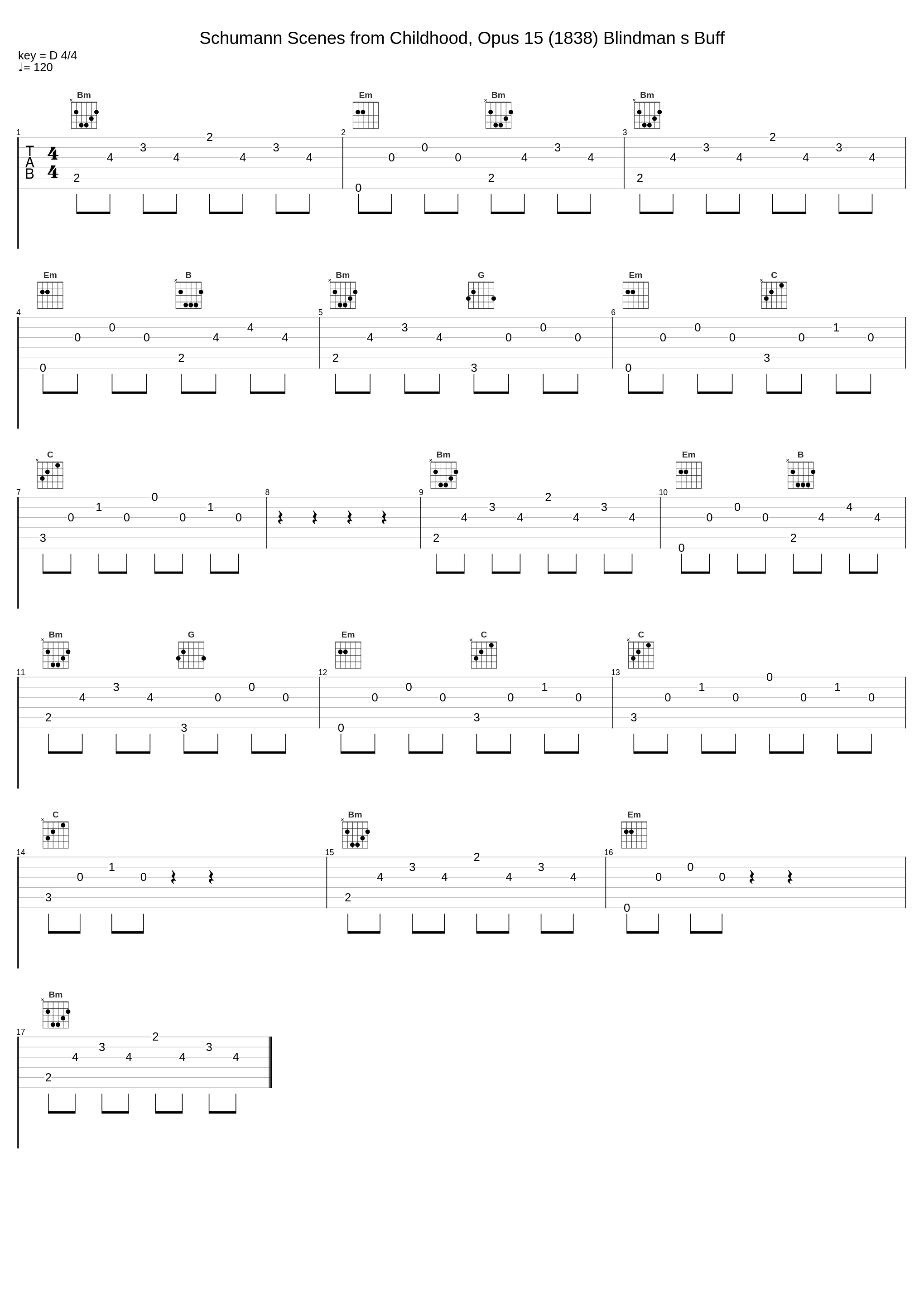 Schumann Scenes from Childhood, Opus 15 (1838) Blindman s Buff_itmusicstudio,Robert Schumann_1