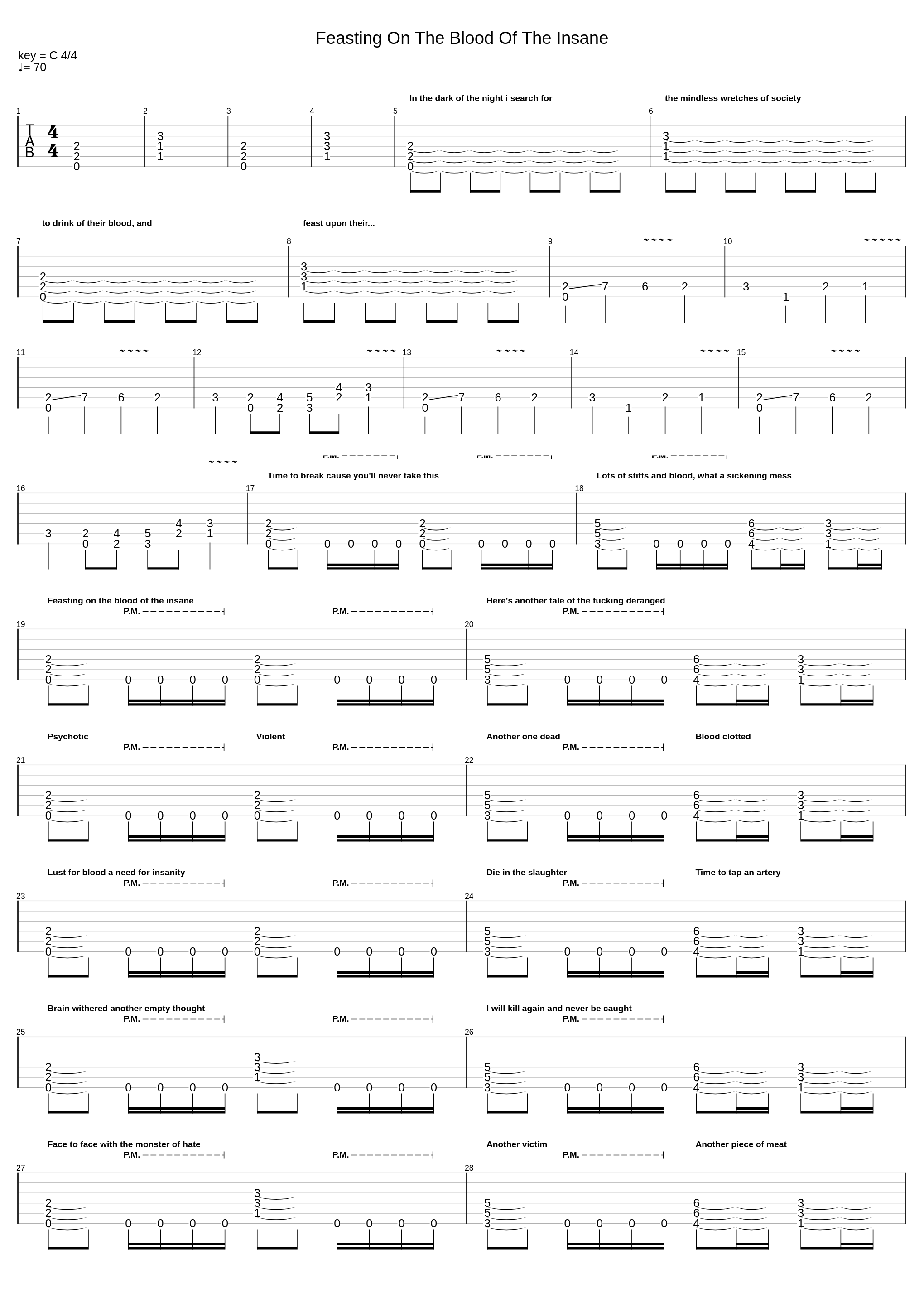 Feasting On The Blood Of The Insane_Six Feet Under_1