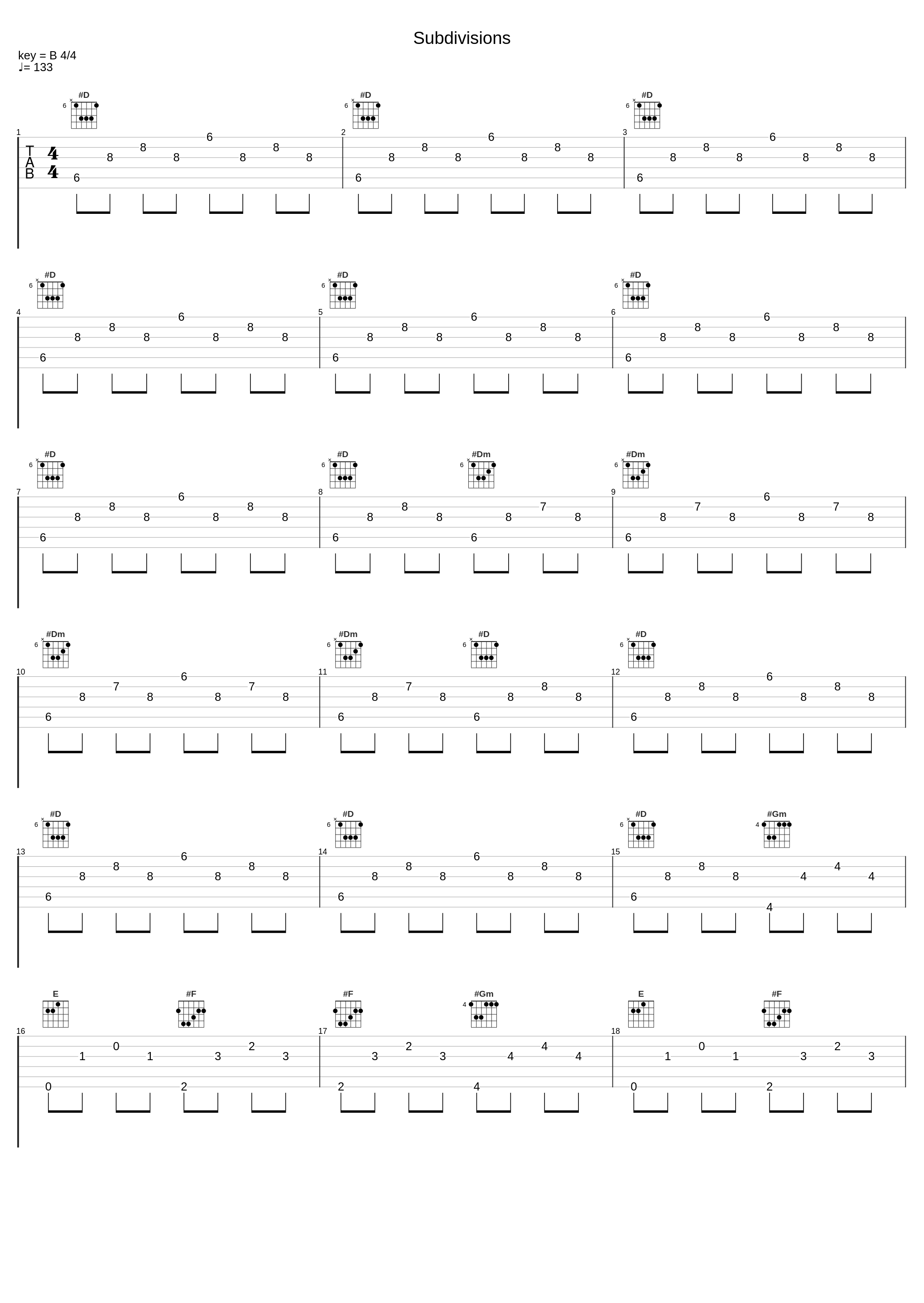 Subdivisions_Omnium Gatherum_1