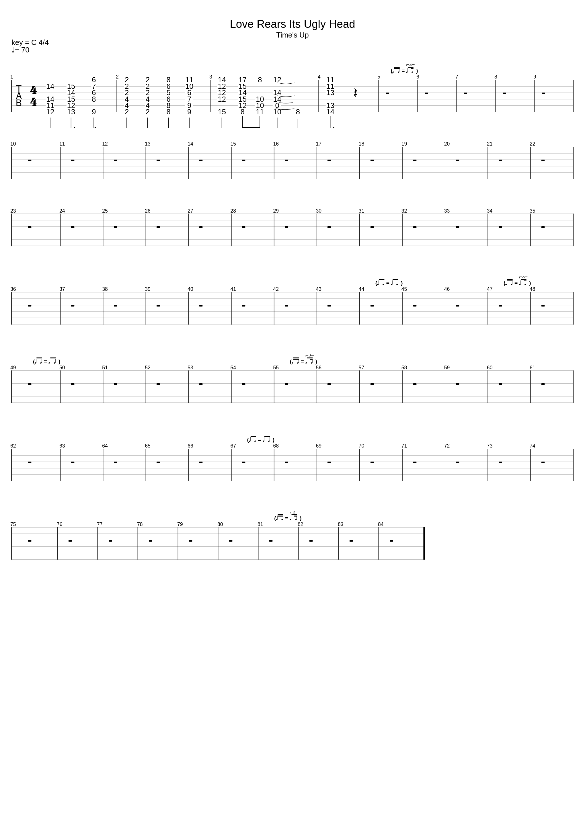 Love Rears It's Ugly Head_Living Colour_1