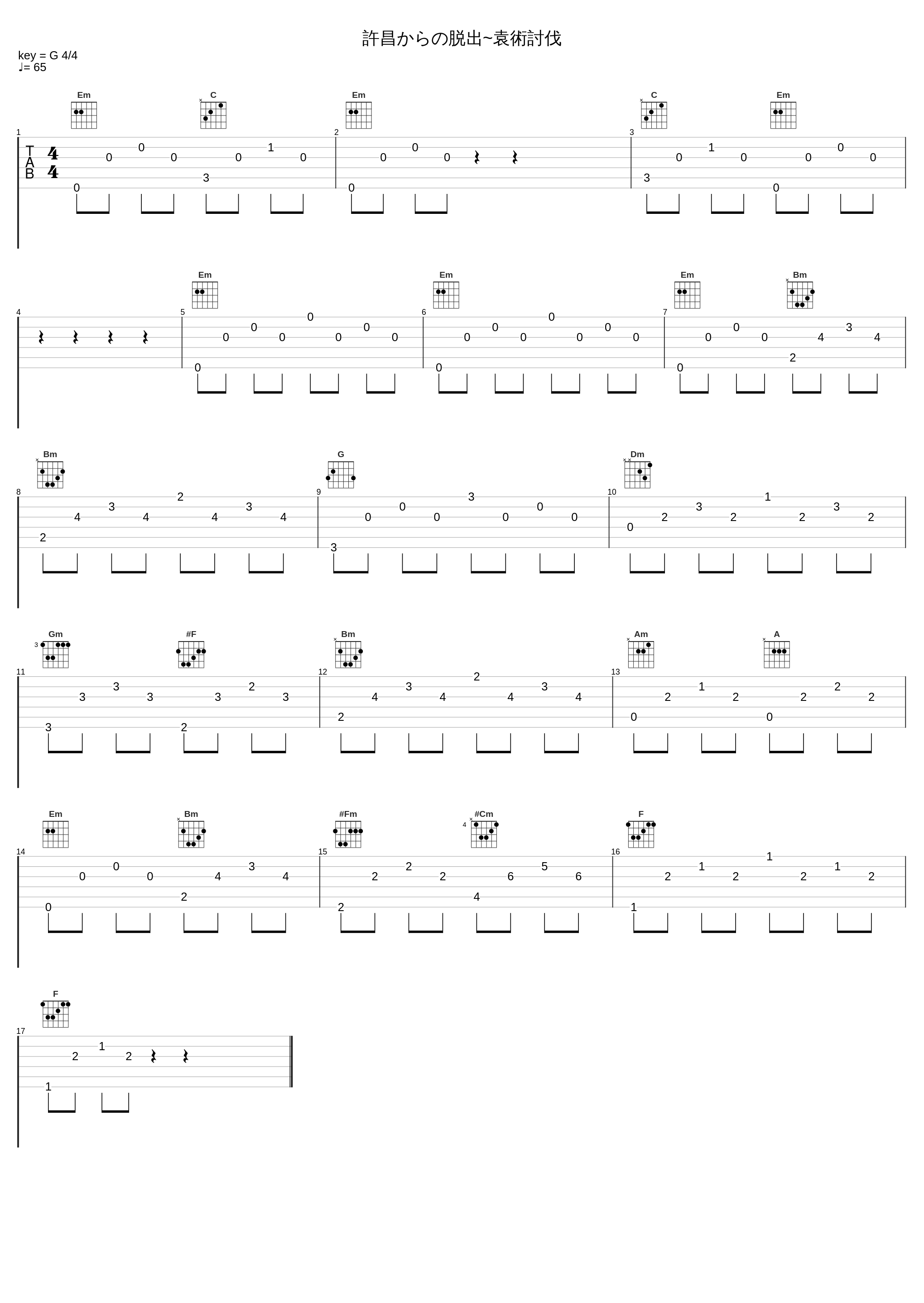 許昌からの脱出~袁術討伐_横山菁児_1