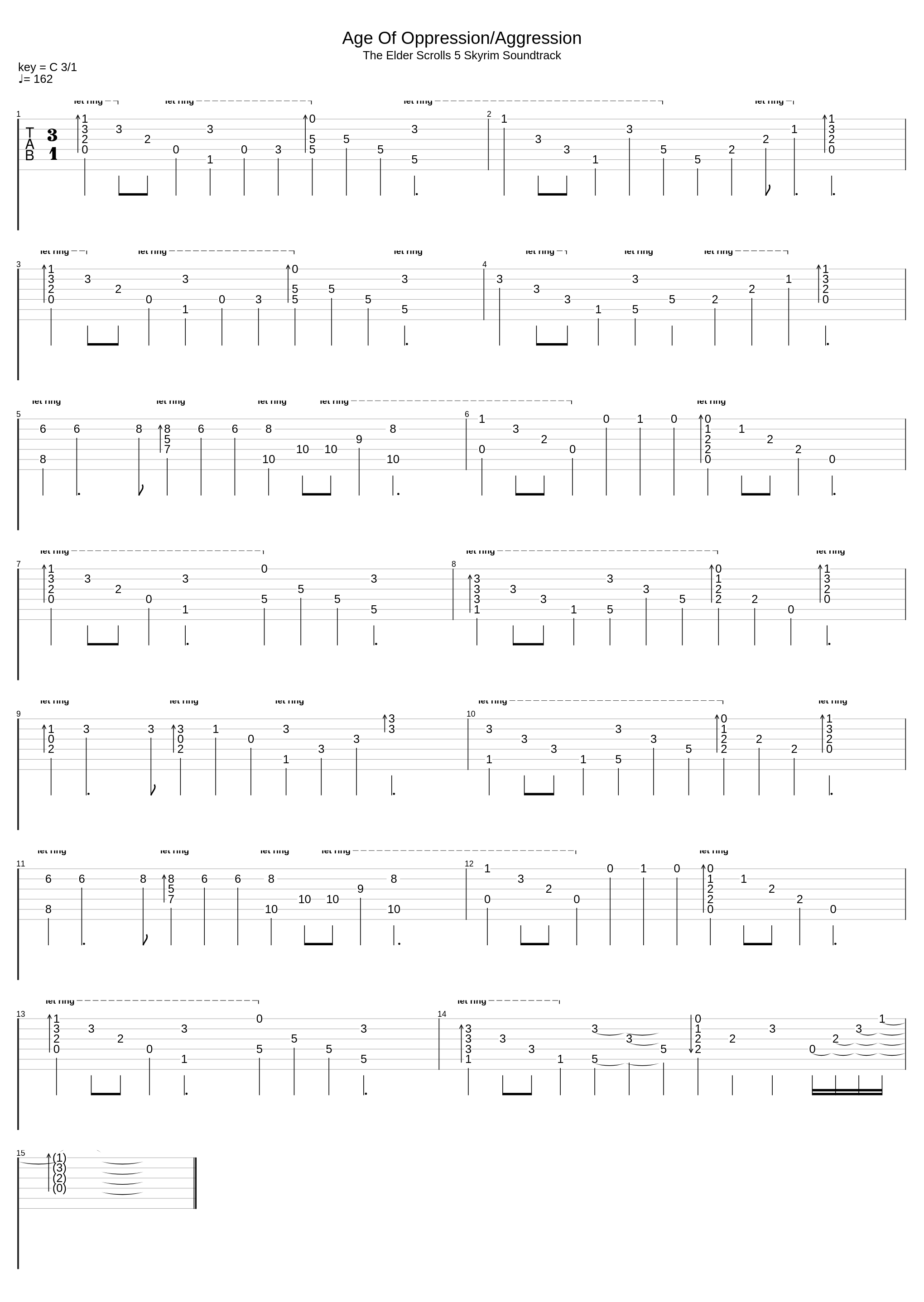 Age Of Oppression/Aggression [By pro_cro]_Skyrim Soundtrack_1