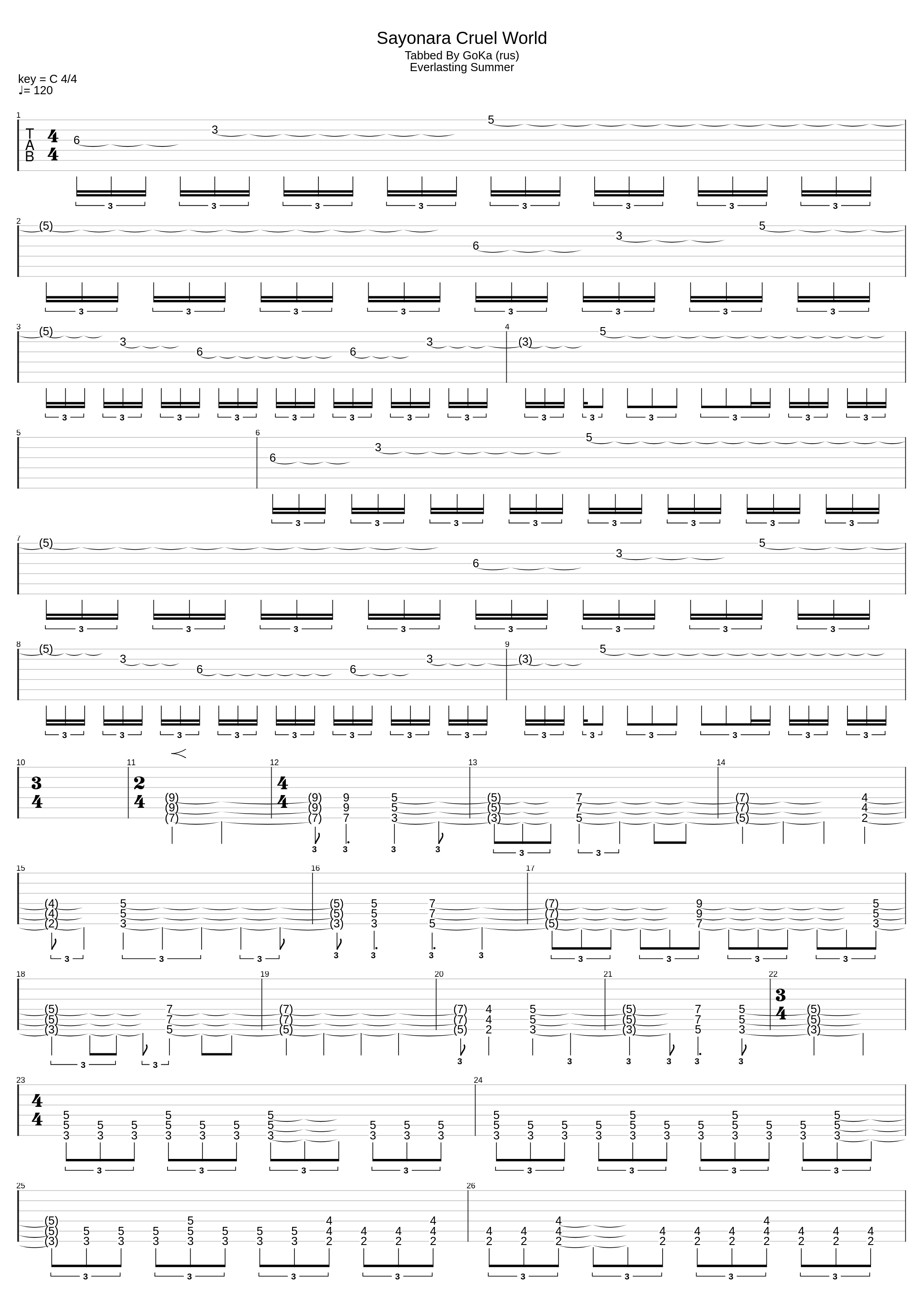 Sayonara Cruel World_Everlasting Summer_1