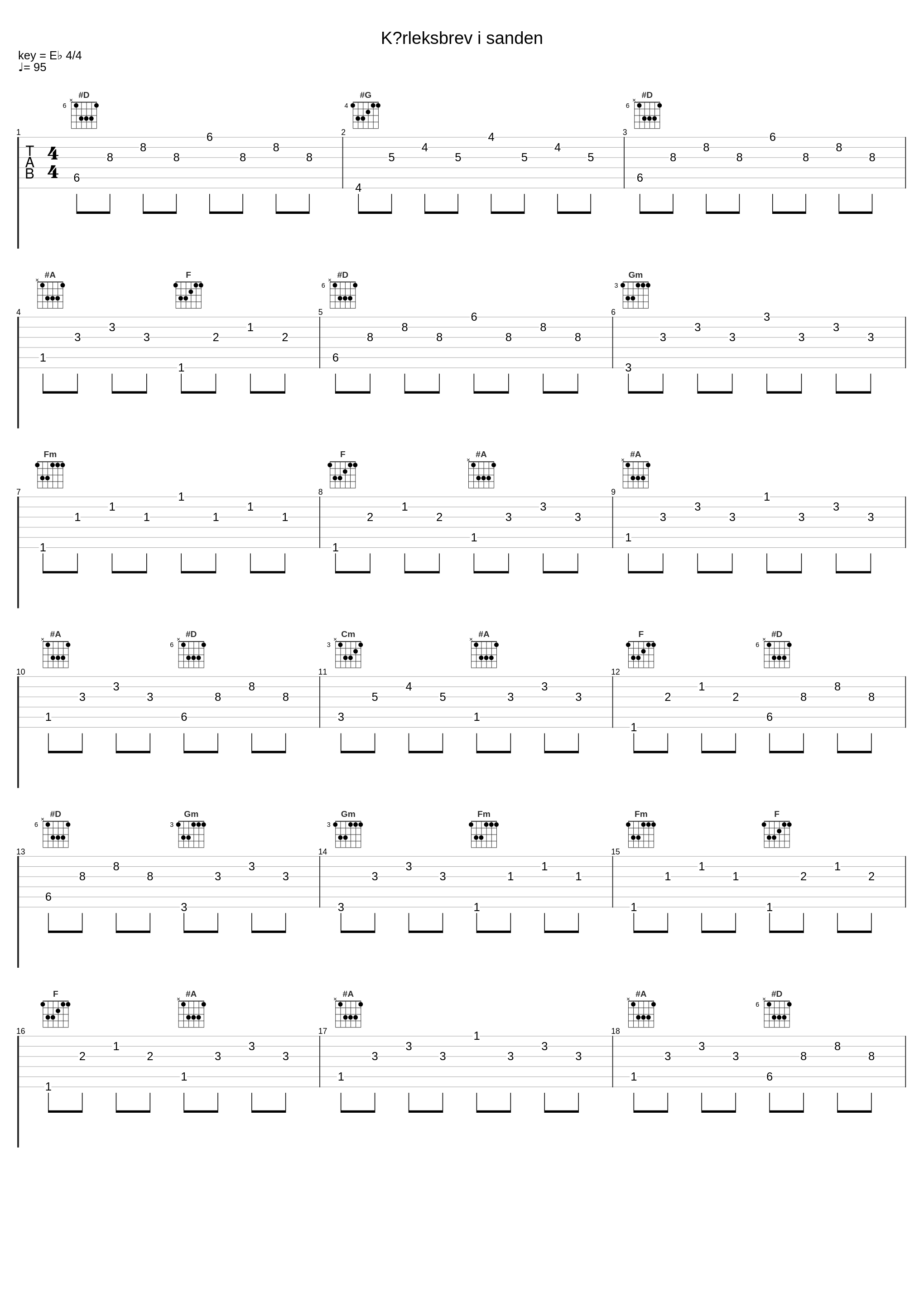 Kärleksbrev i sanden_Cool Candys_1