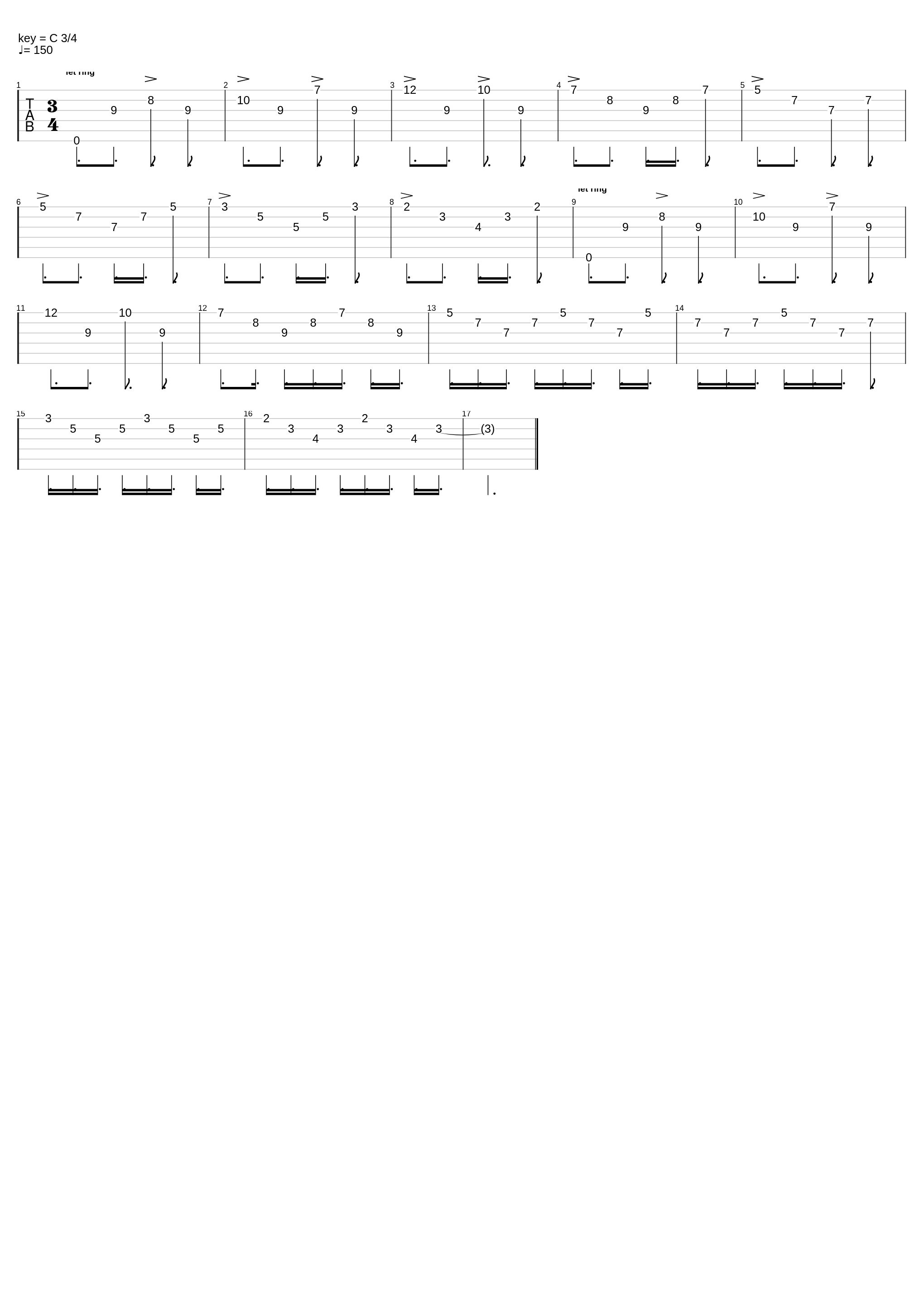 Battle Hymn Intro (Arranged For Guitar)_Manowar_1