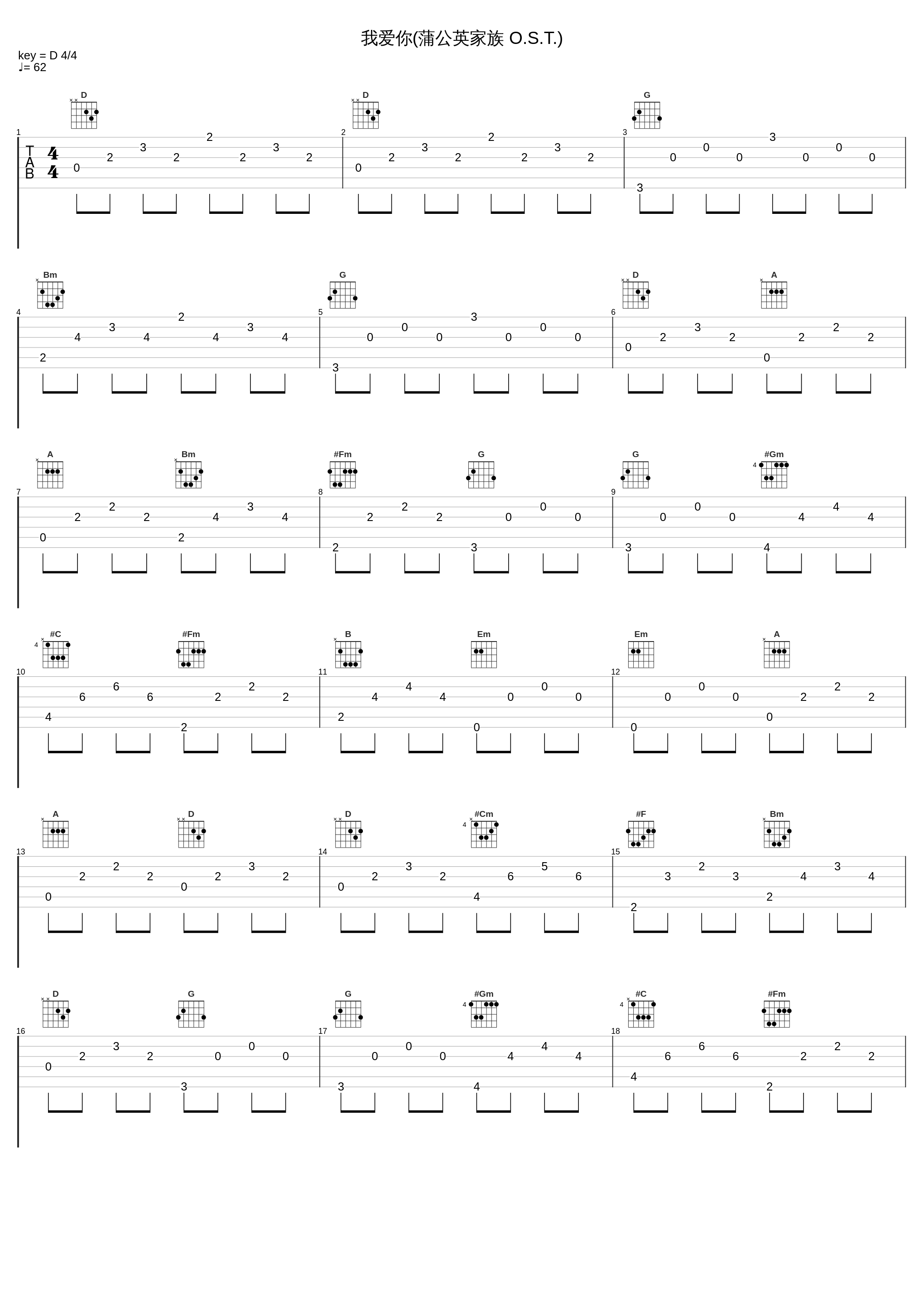 我爱你(蒲公英家族 O.S.T.)_罗允权_1