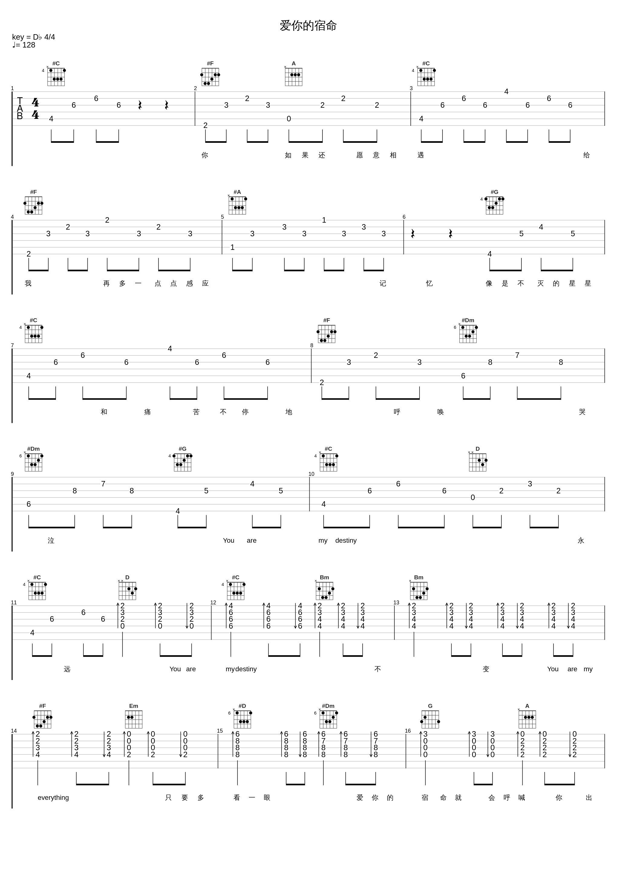 爱你的宿命_张信哲_1