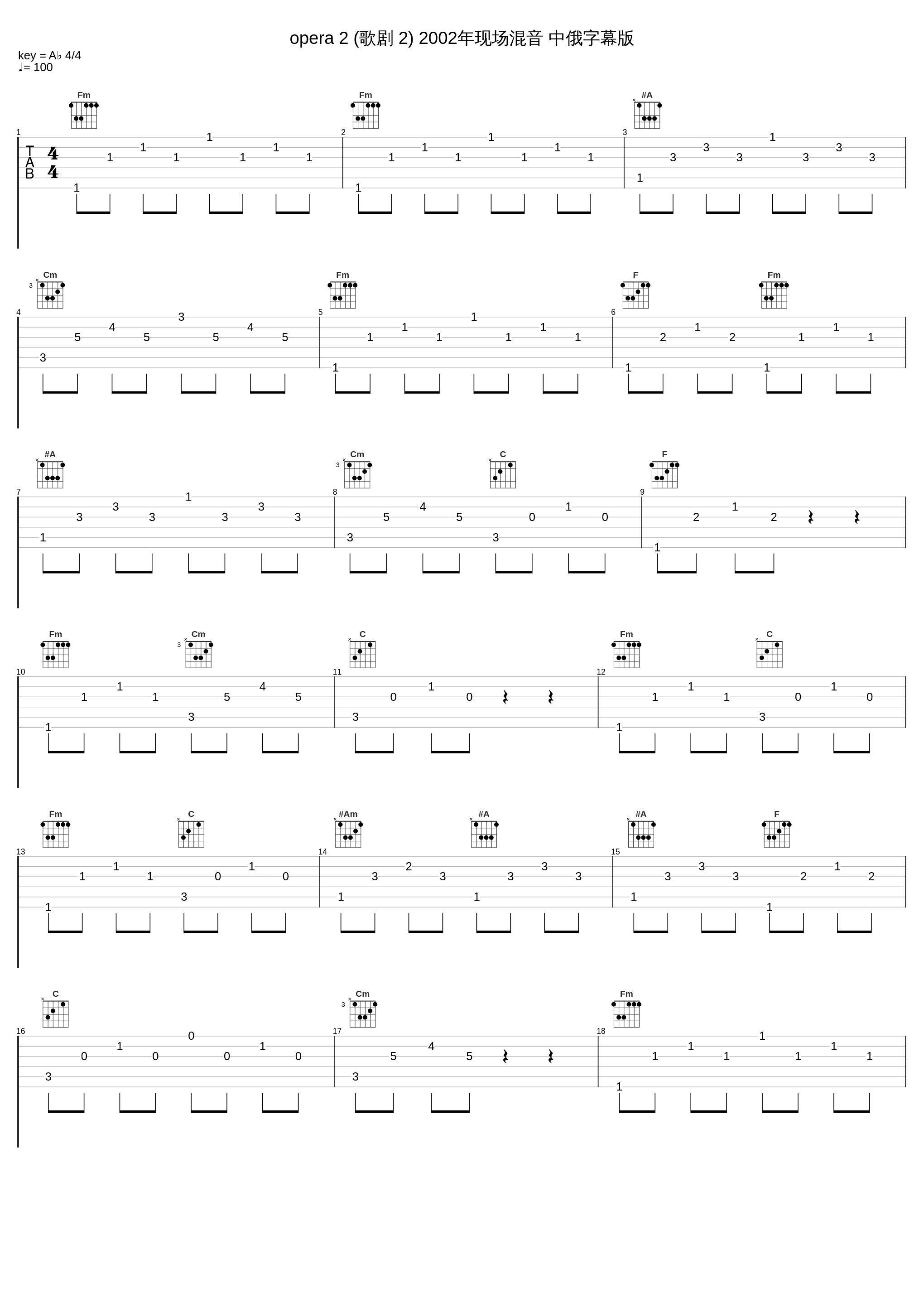 opera 2 (歌剧 2) 2002年现场混音 中俄字幕版_Vitas_1