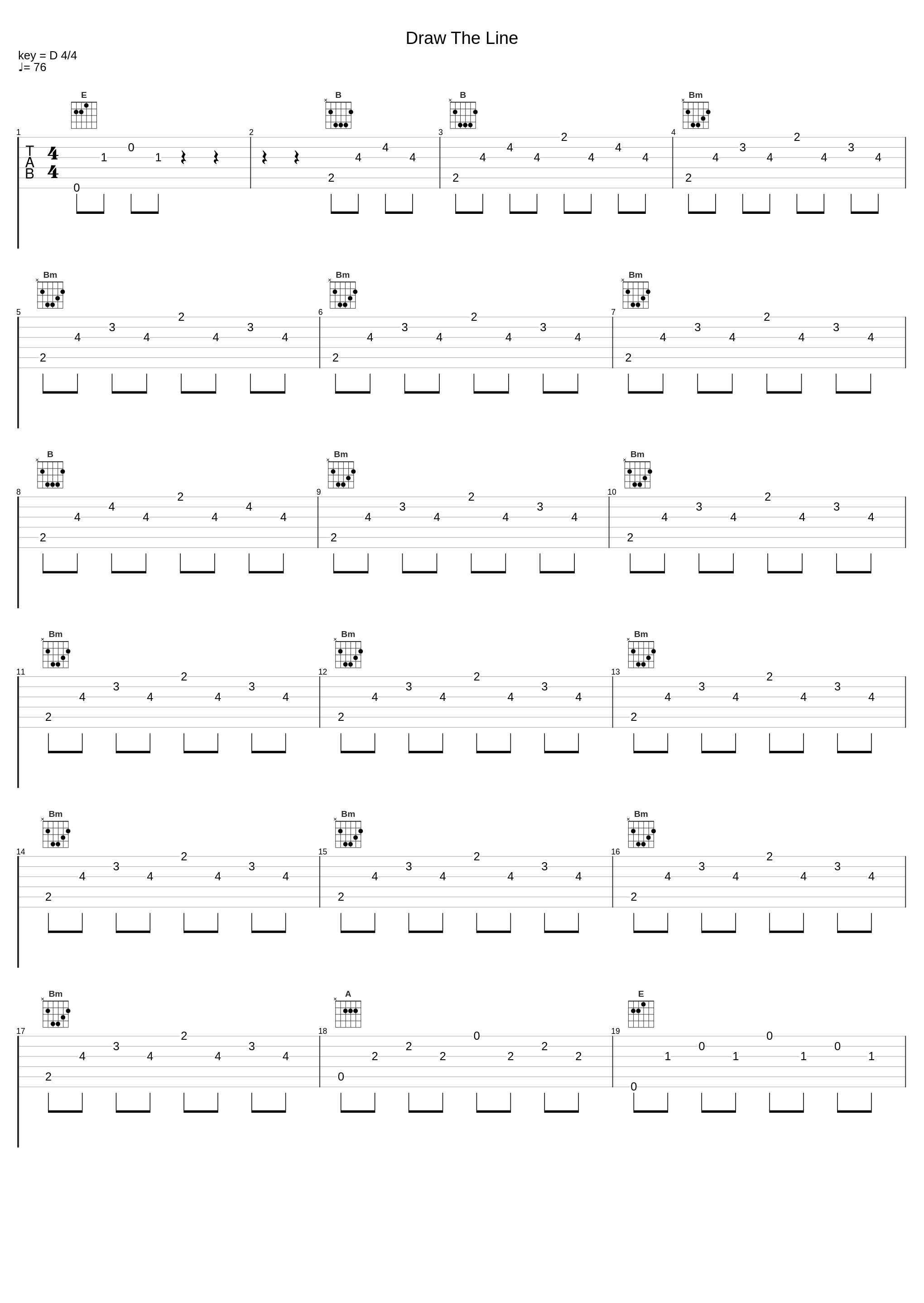 Draw The Line_Tommy Castro_1