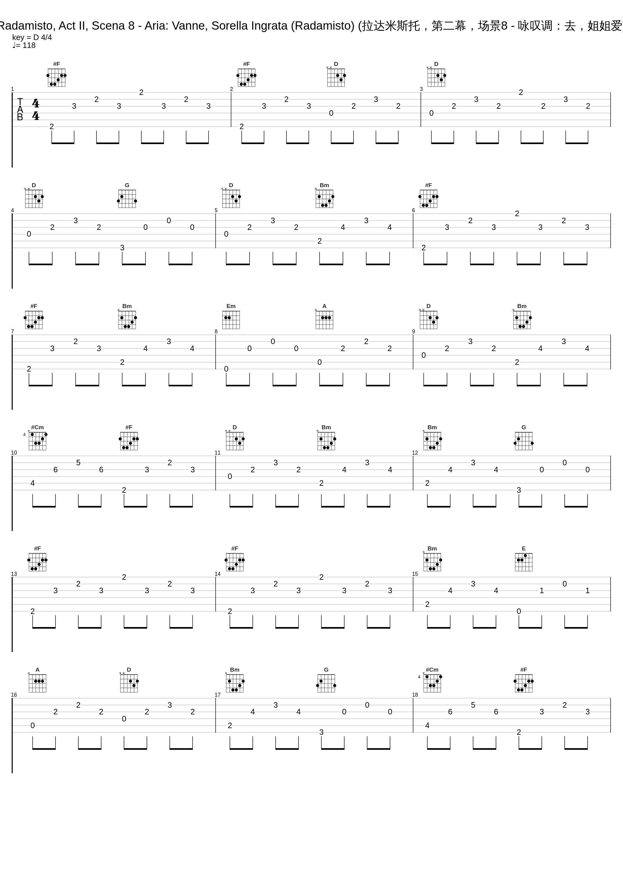 Radamisto, Act II, Scena 8 - Aria: Vanne, Sorella Ingrata (Radamisto) (拉达米斯托，第二幕，场景8 - 咏叹调：去，姐姐爱)_Zachary Stains,Luciano Pavarotti,Maria Callas,Sarah Brightman_1