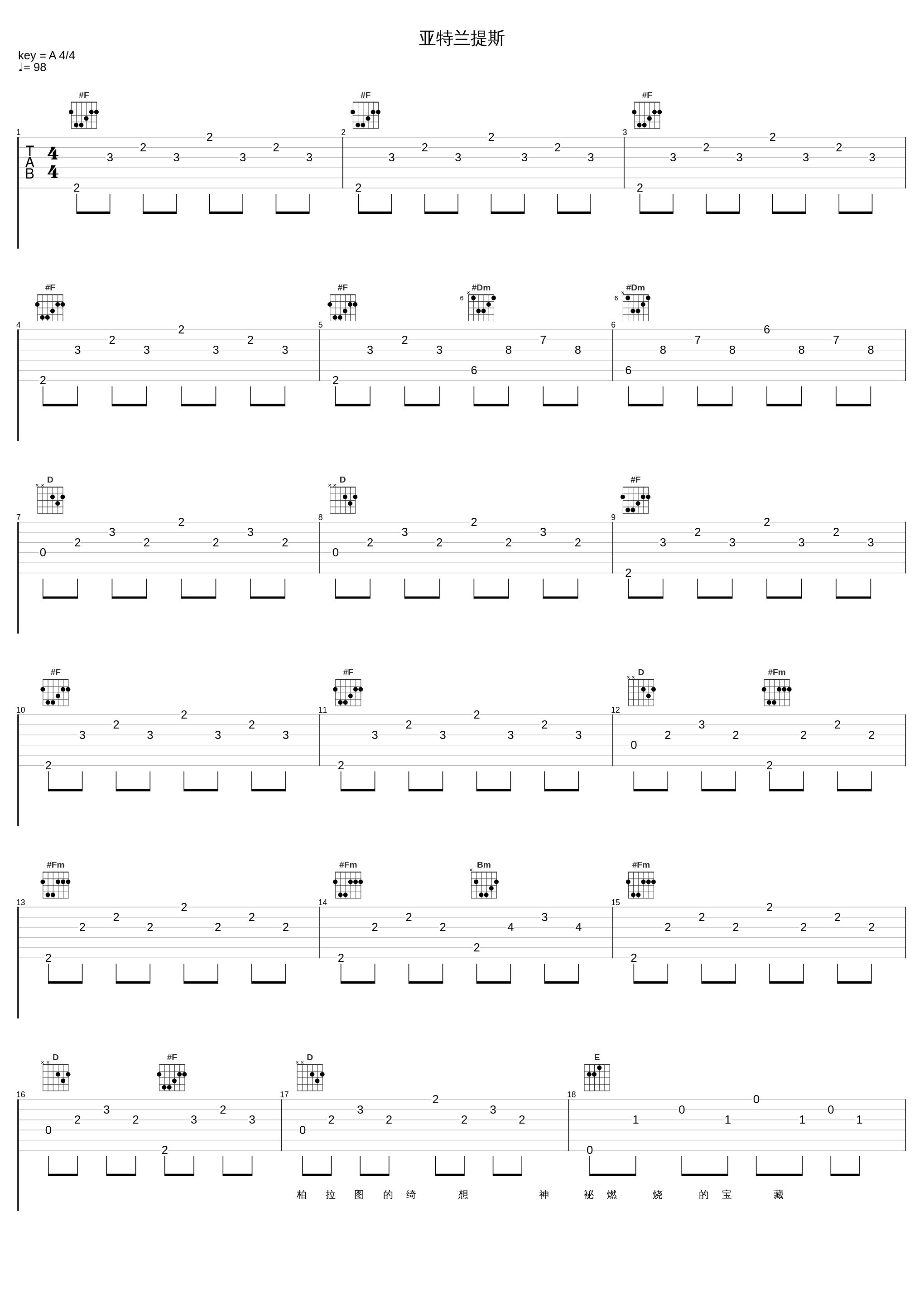 亚特兰提斯_F.I.R.飞儿乐团_1