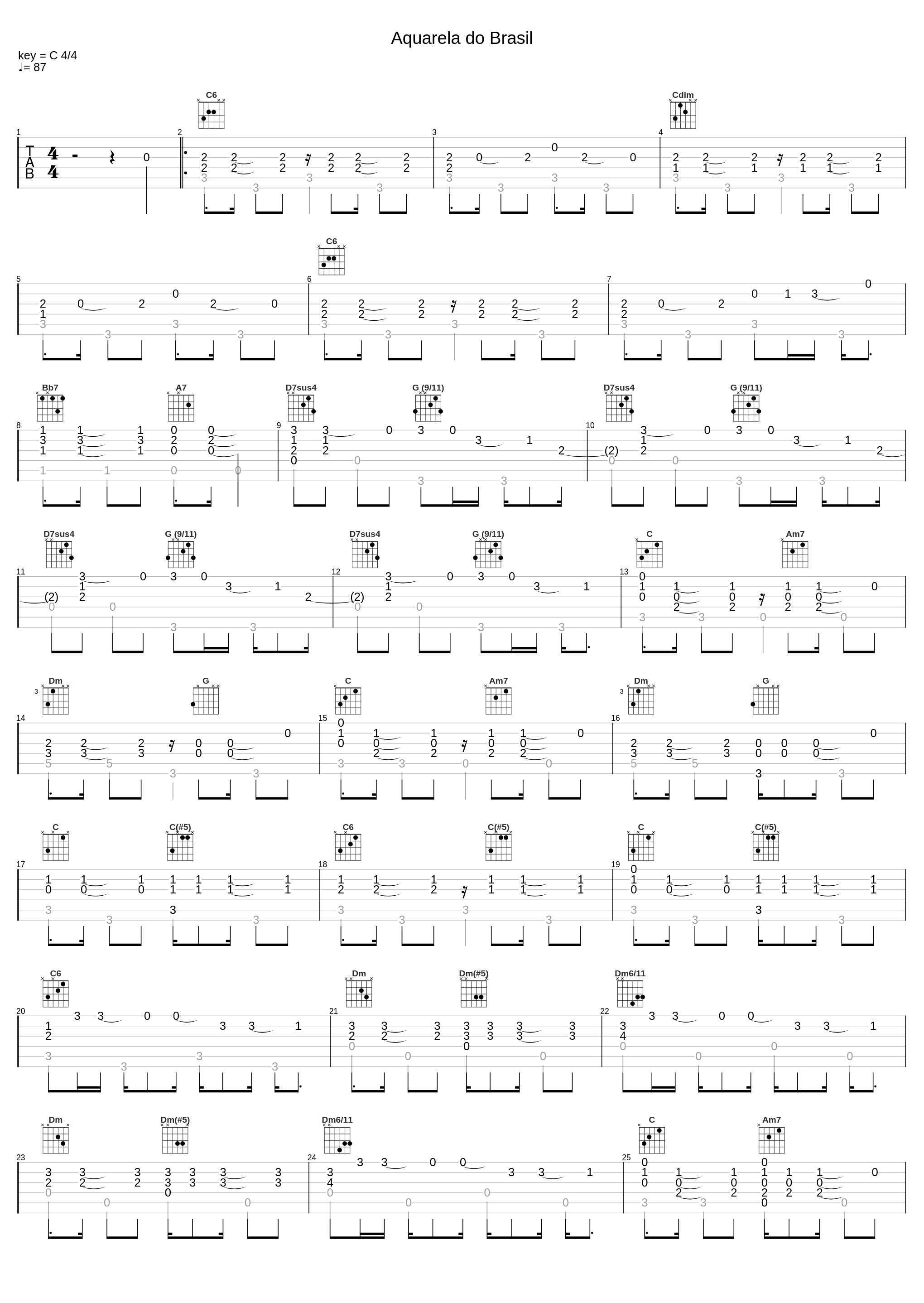 Aquarela Do Brasil_Ary Barroso_1