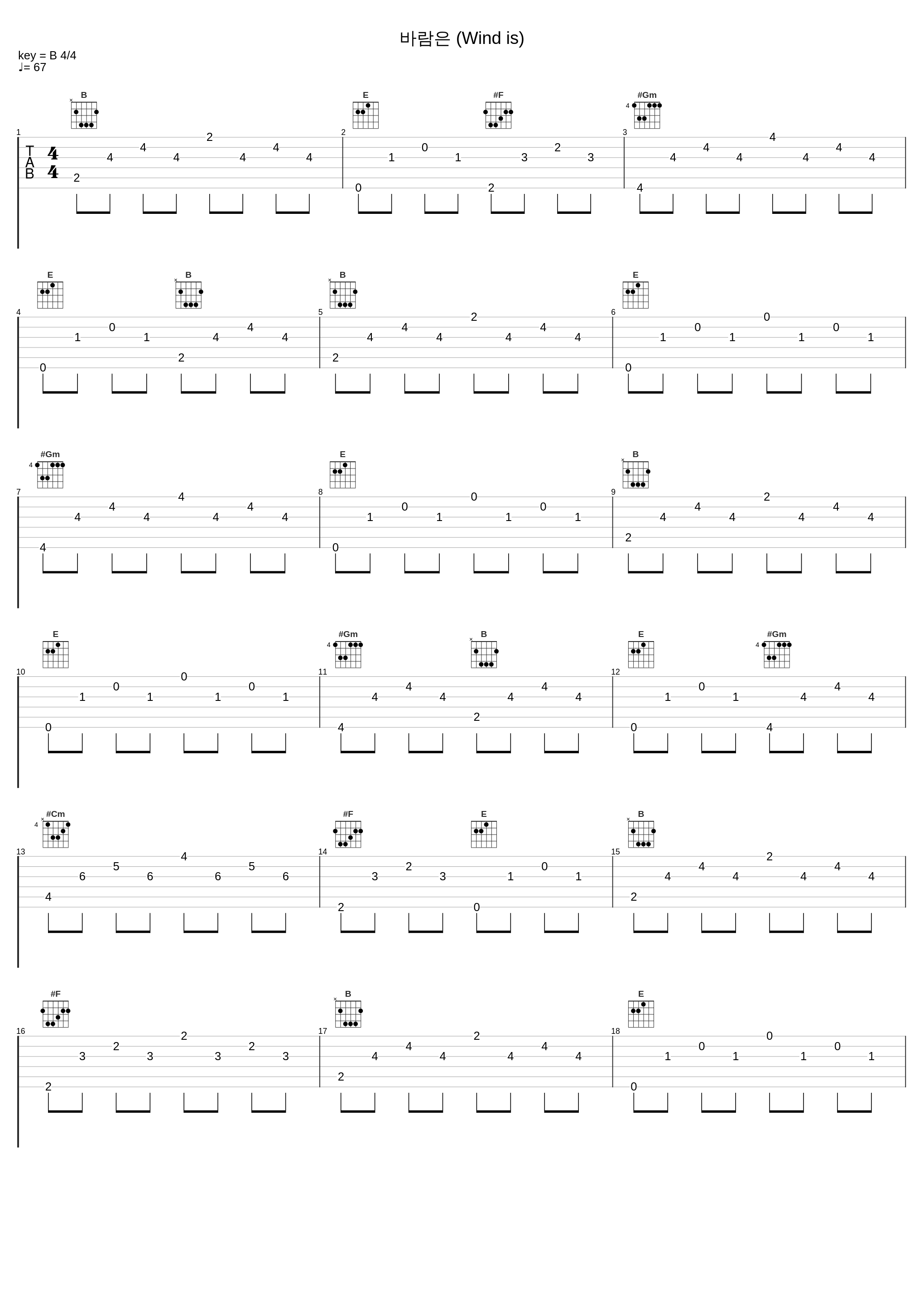 바람은 (Wind is)_卞真燮_1