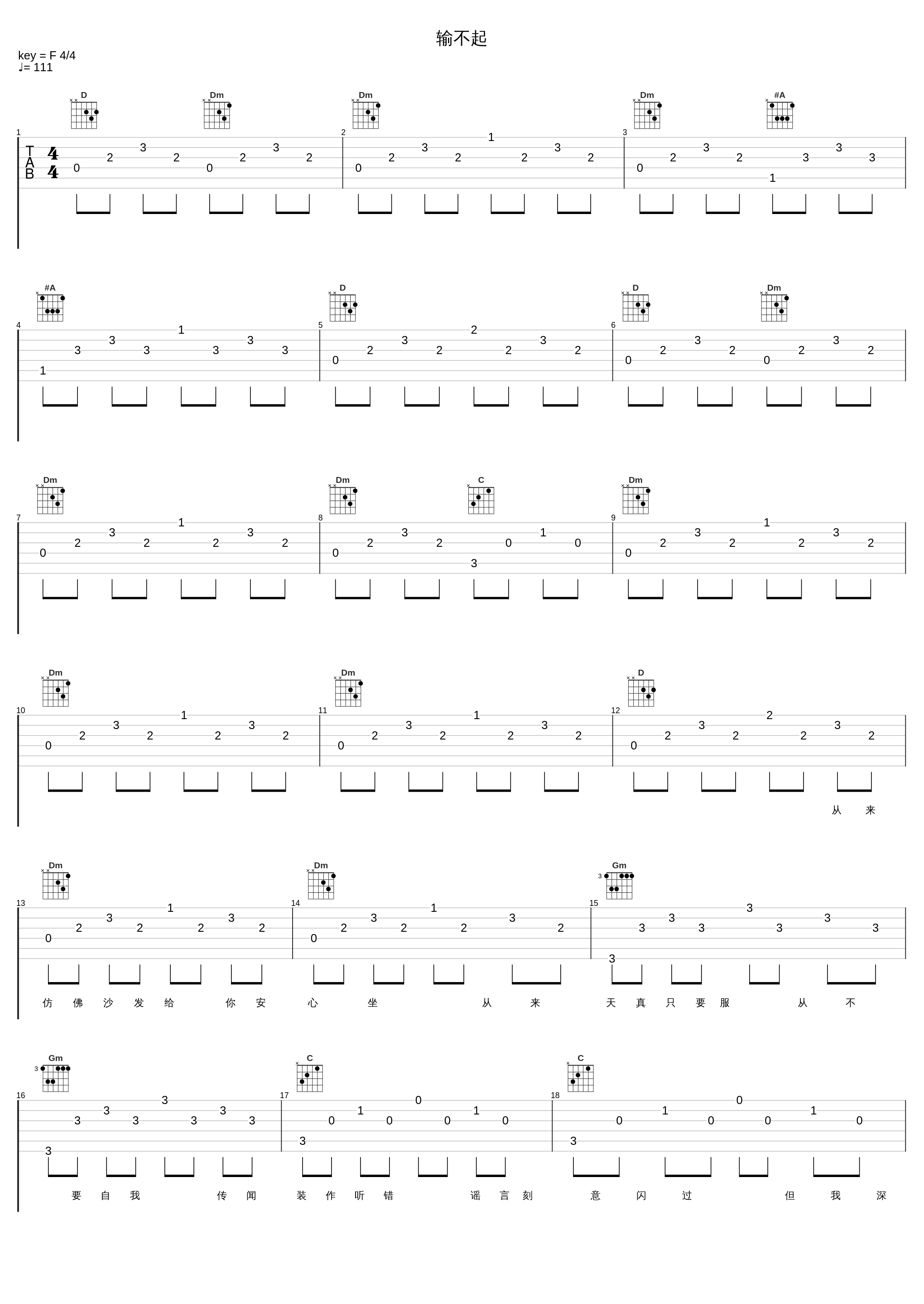 输不起_陈洁仪_1