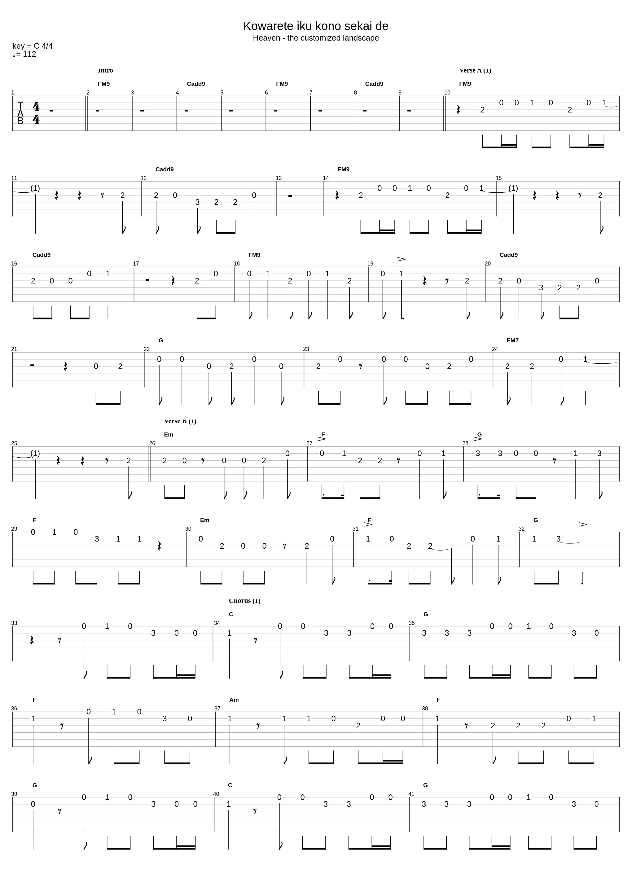 Kowarete Iku Kono Sekai De_Pierrot_1