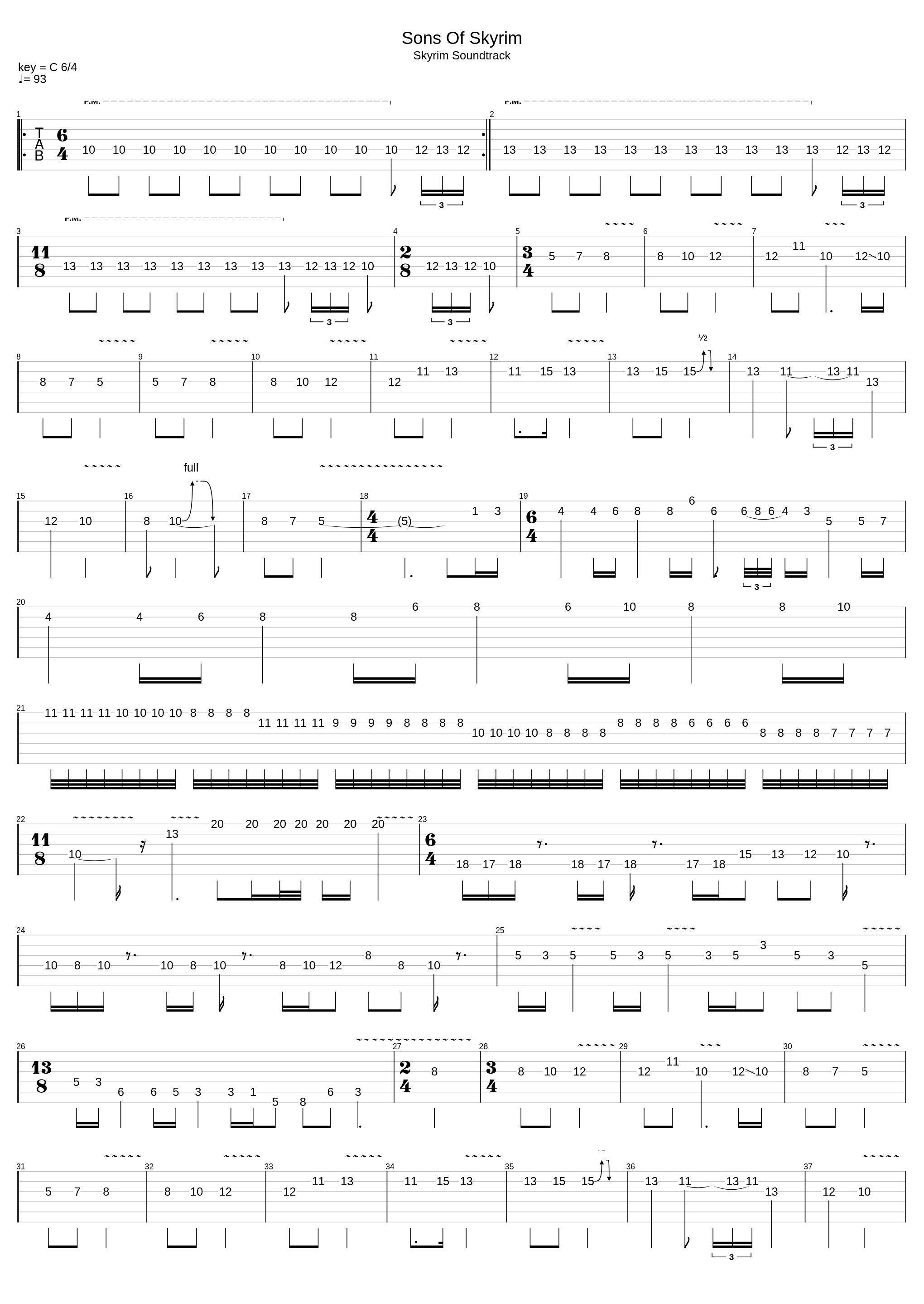 Sons Of Skyrim [By pro_cro]_Skyrim Soundtrack_1