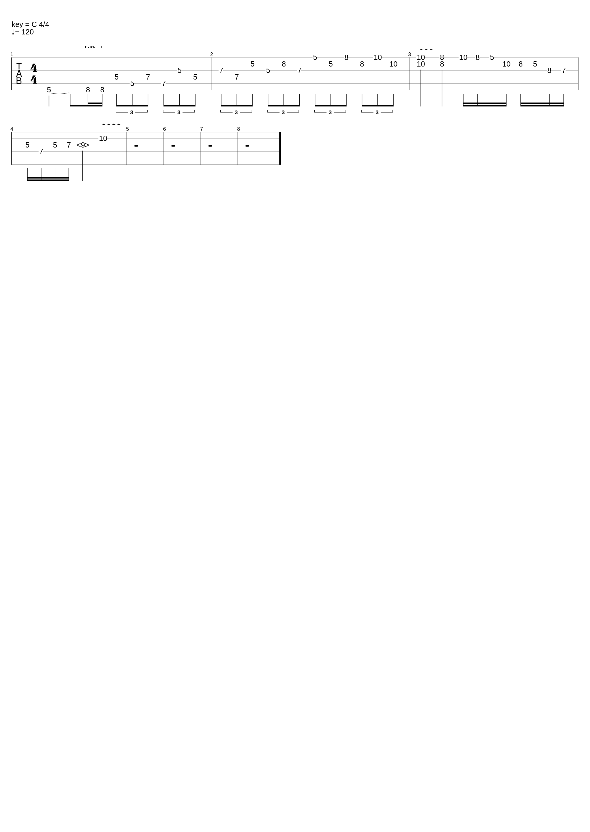 "6 EASY METAL SOLOS" level 1_Bernth_1