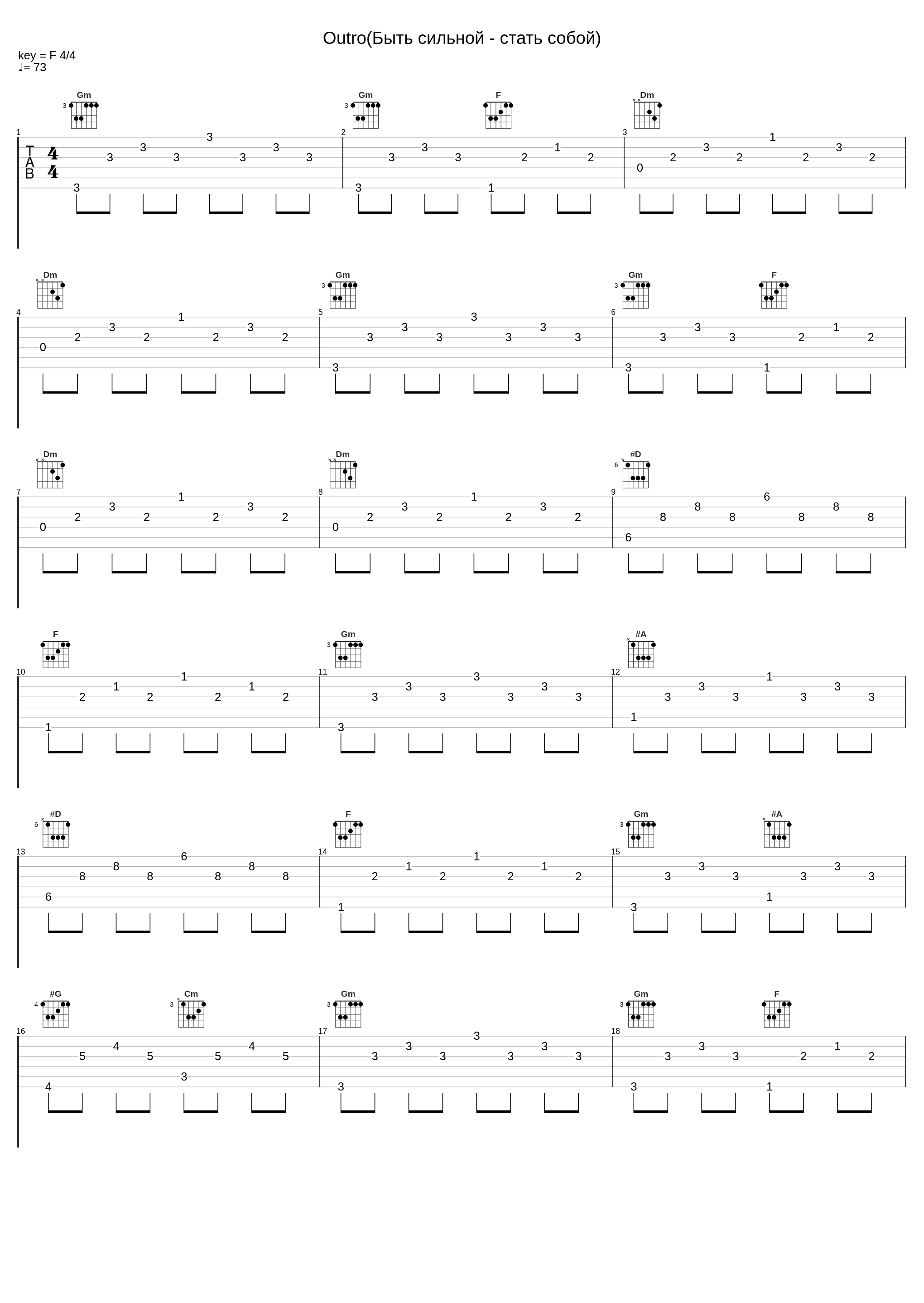 Outro(Быть сильной - стать собой)_Юлианна Караулова_1