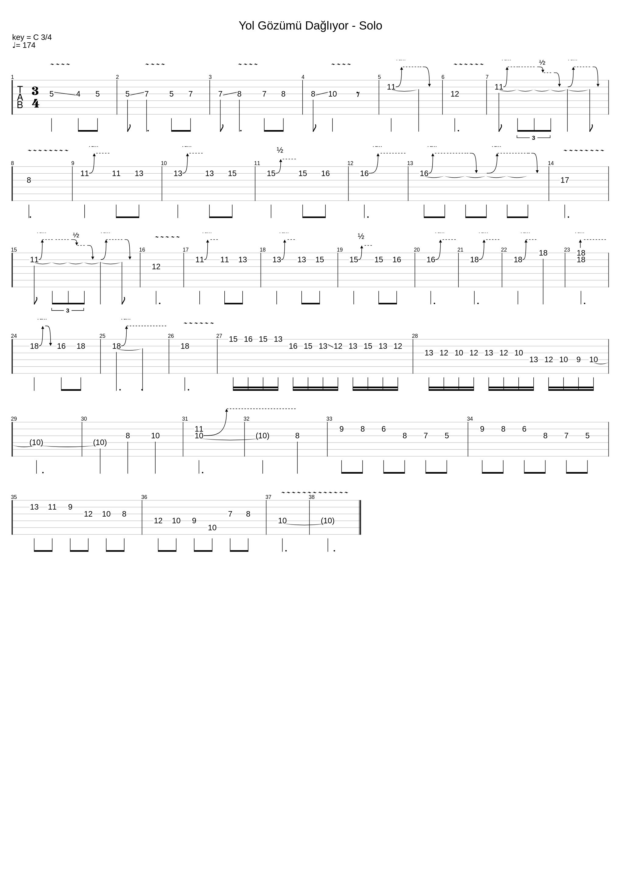 Yol Gözümü Dağlıyor - Solo_Hayko Cepkin_1