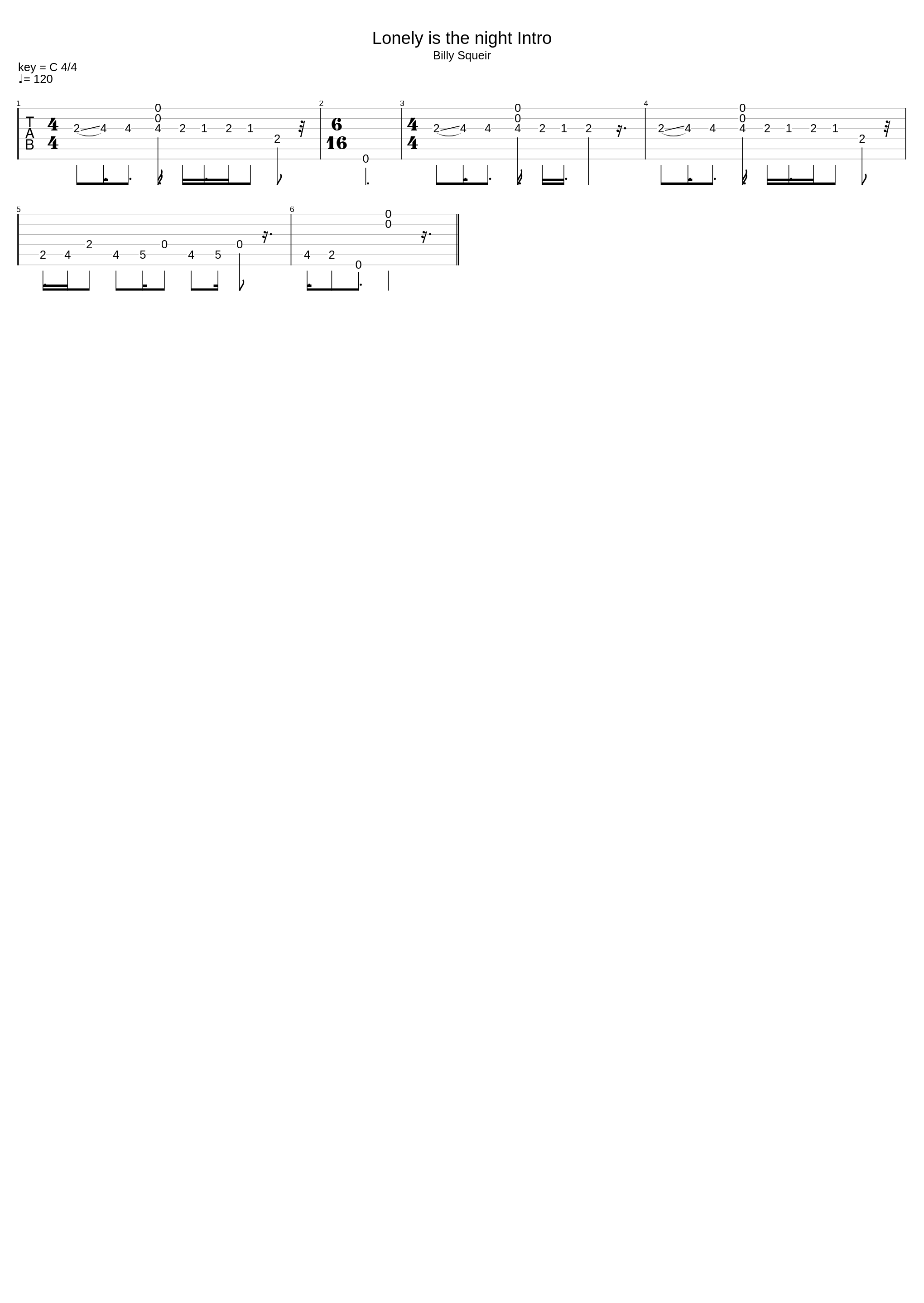 Lonely Is The Night (Intro)_Billy Squier_1