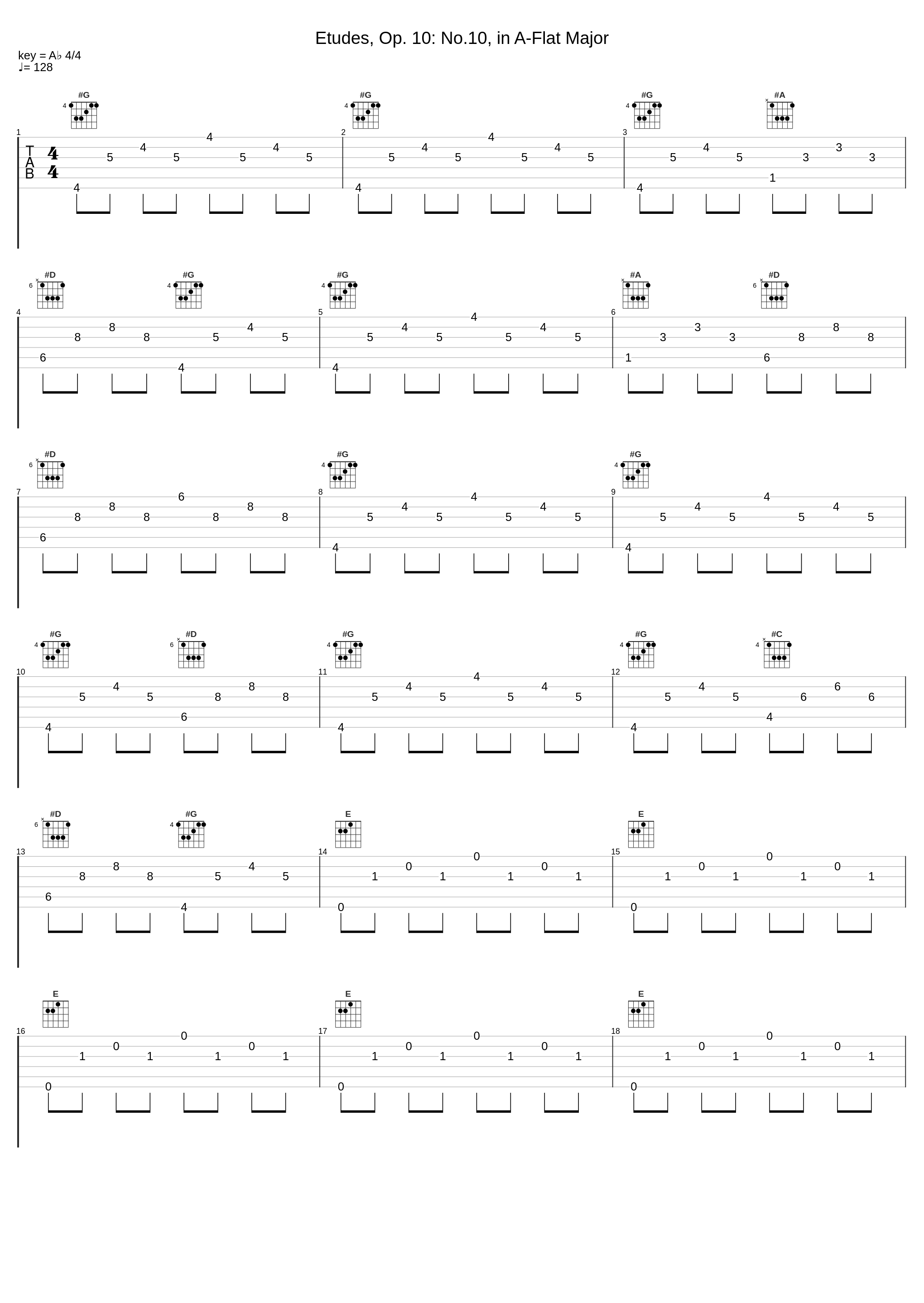 Etudes, Op. 10: No.10, in A-Flat Major_Frédéric Chopin,Kemal Gekic_1