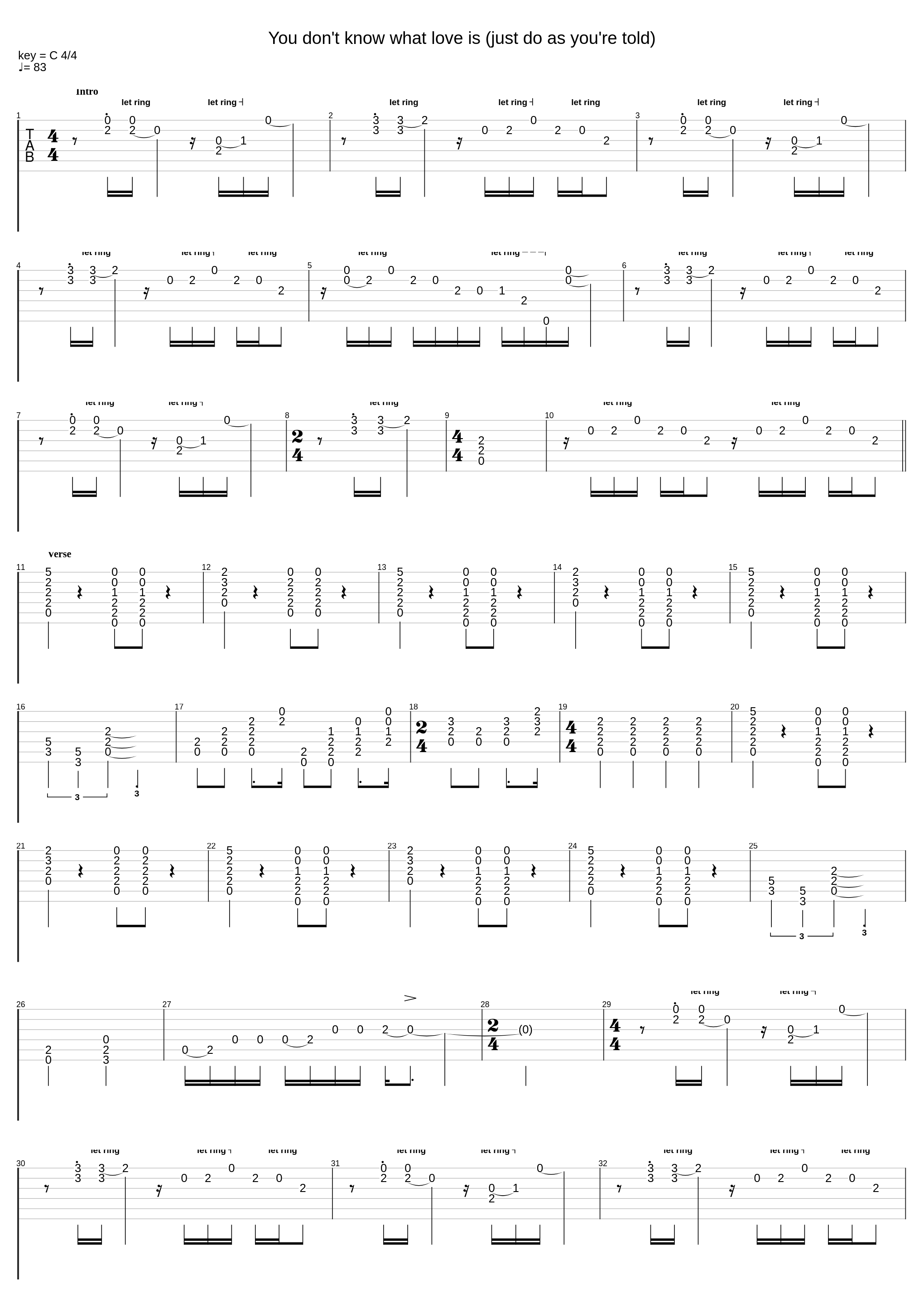 You Don't Know What Love Is Just Do What You're Told_The White Stripes_1